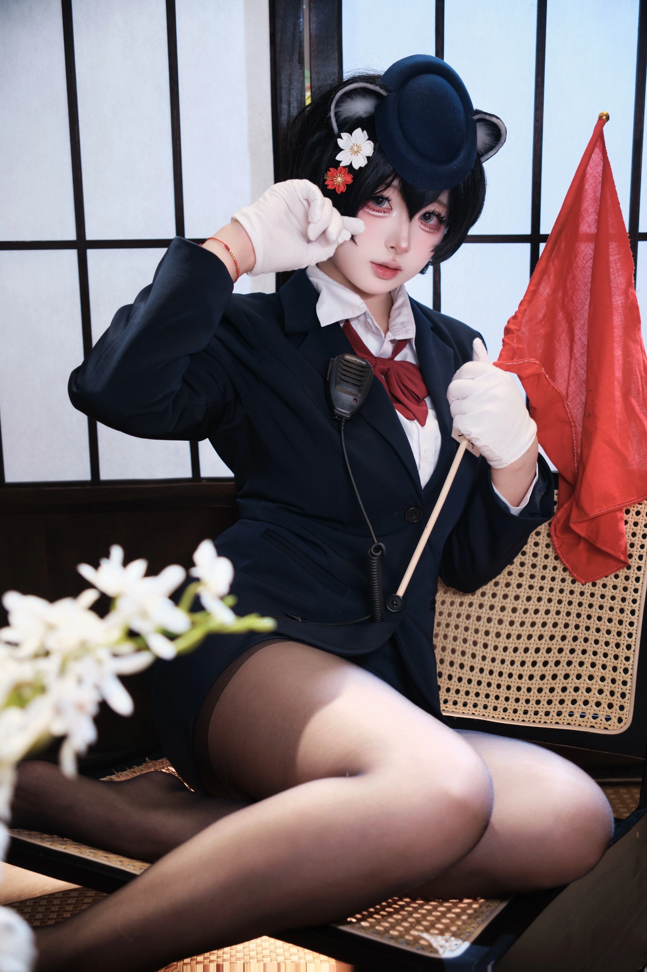 【蔚蓝档案春日椿cos】即使困意满满也要认真指挥 - 第 3 张