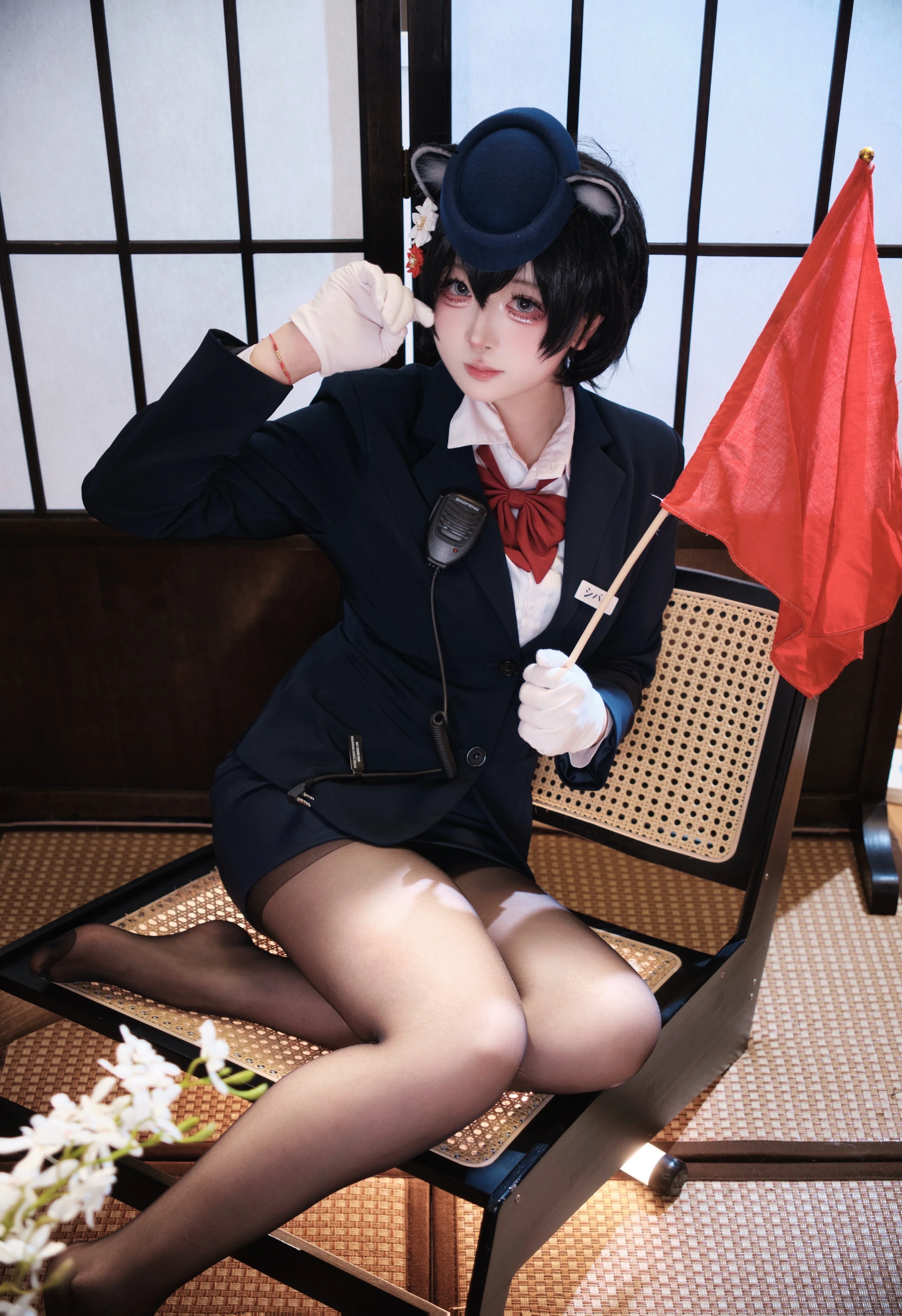 【蔚蓝档案春日椿cos】即使困意满满也要认真指挥 - 第 4 张