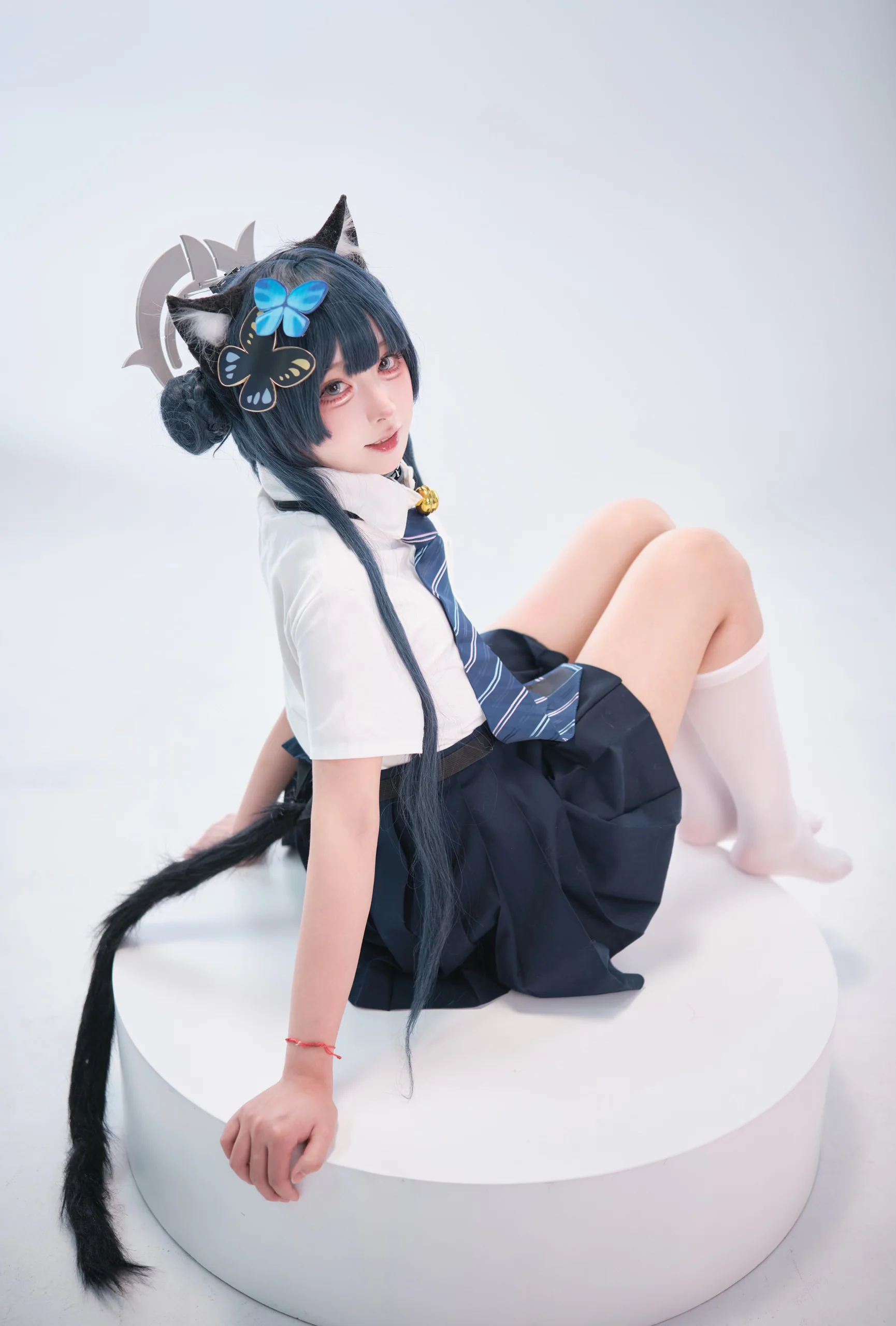 【妃咲cos】蔚藍檔案的貓系校服少女 - 第 1 張