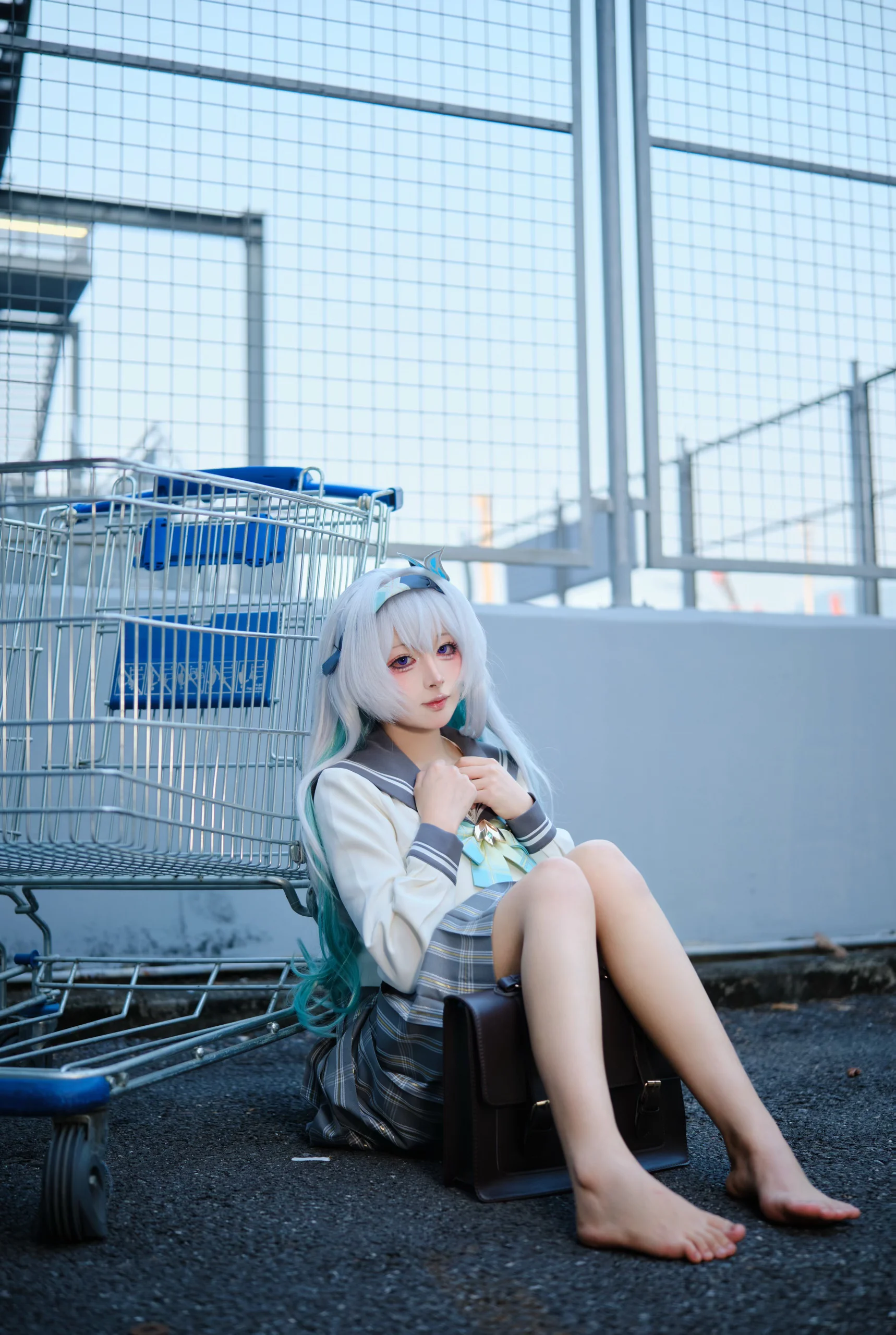 【流萤cos】星穹铁道中的治愈旋律，在城市角落寻找共鸣 - 第4张