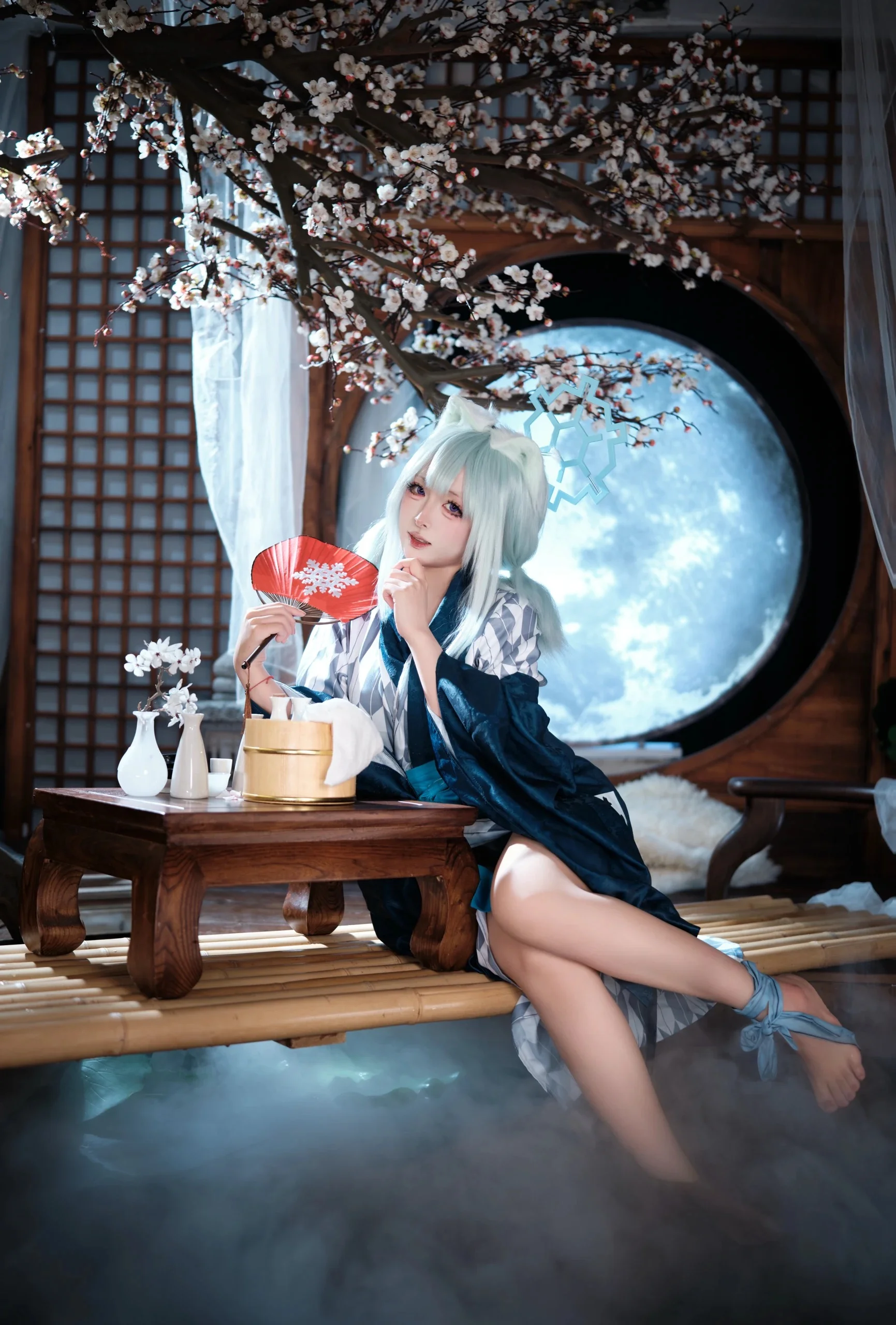 【时雨cos】蔚蓝档案里的冬日温泉时光 - 第 2 张