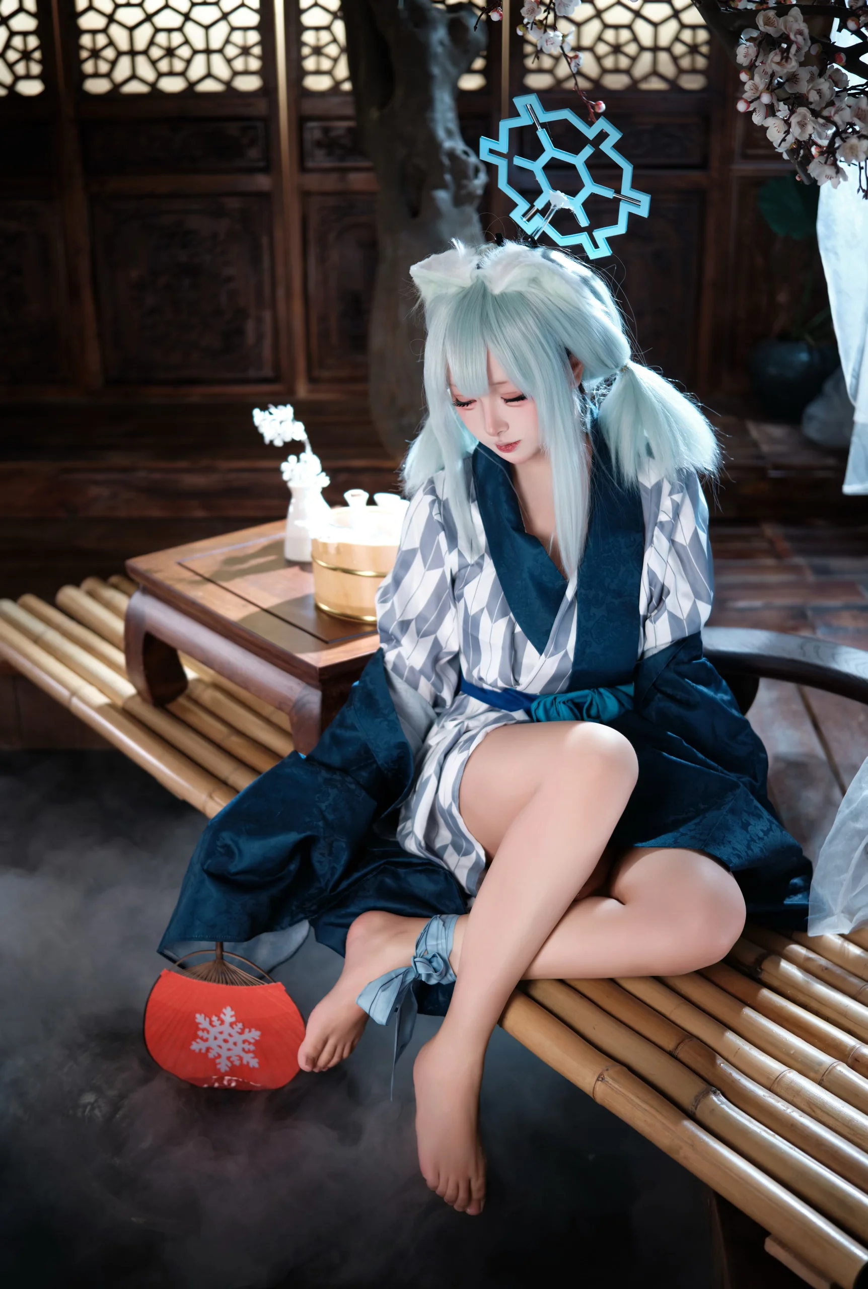 【时雨cos】蔚蓝档案里的冬日温泉时光 - 第 4 张