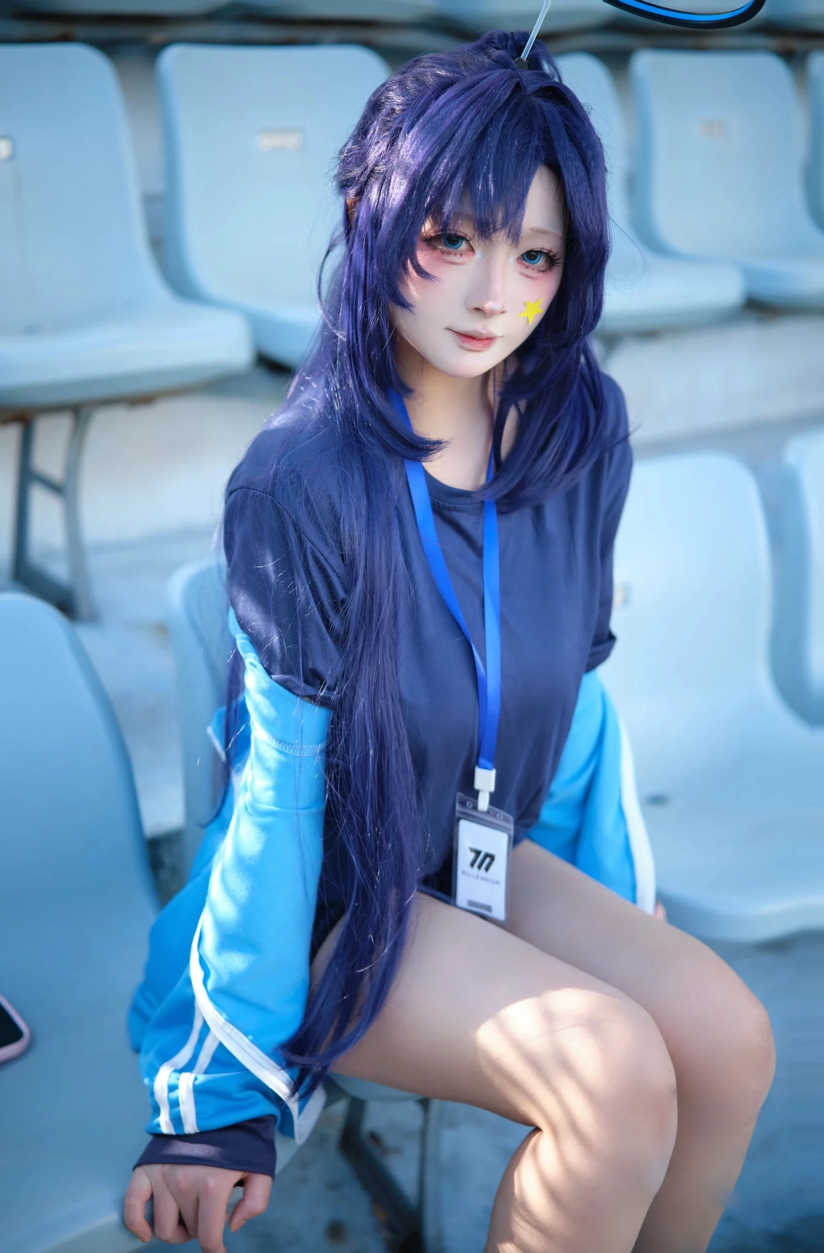 【早濑优香cos】蔚蓝档案里的体操服运动时刻 - 第 6 张