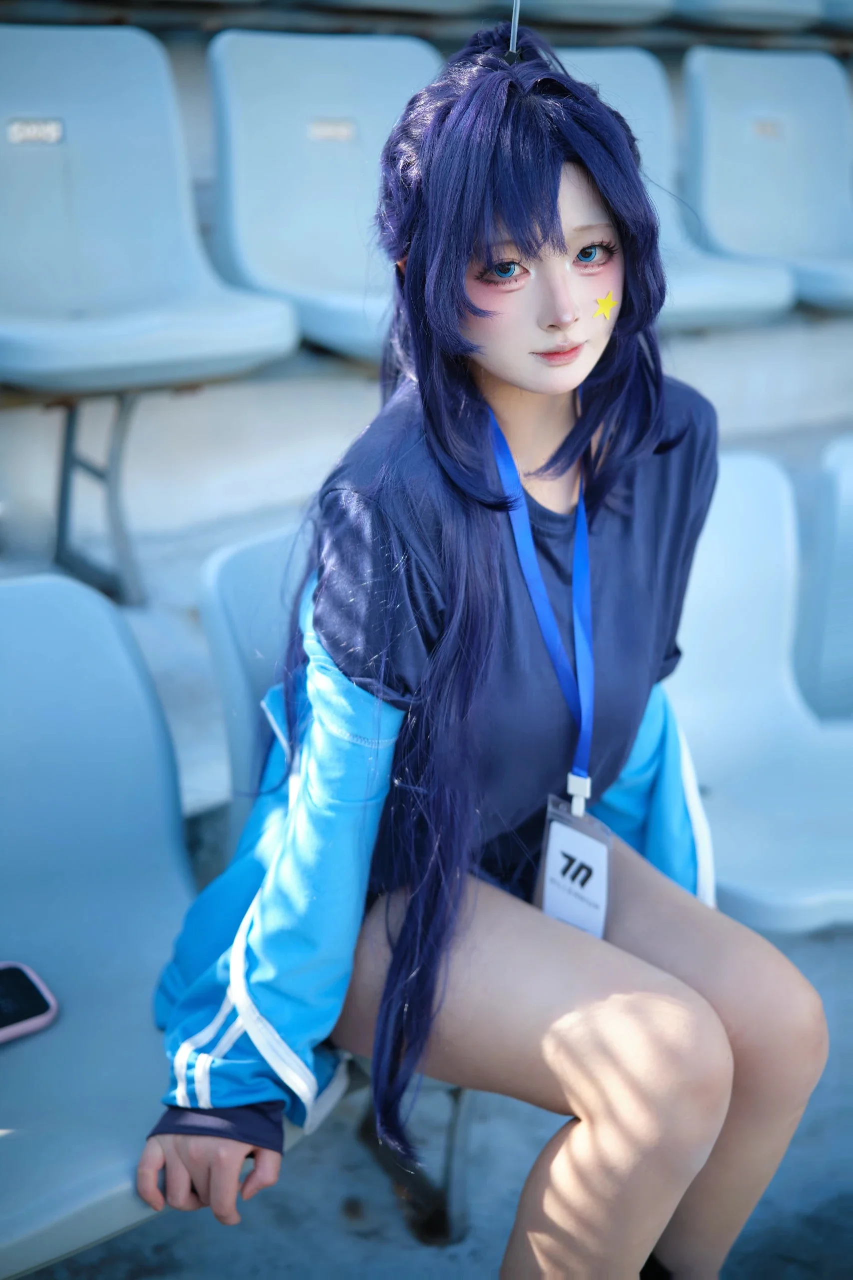 【早濑优香cos】蔚蓝档案里的体操服运动时刻 - 第 7 张
