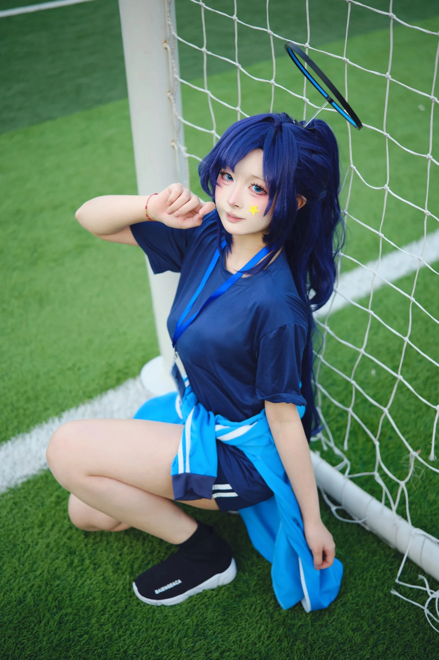 【早濑优香cos】蔚蓝档案里的运动少女，操场上的蓝色身影 - 第 2 张