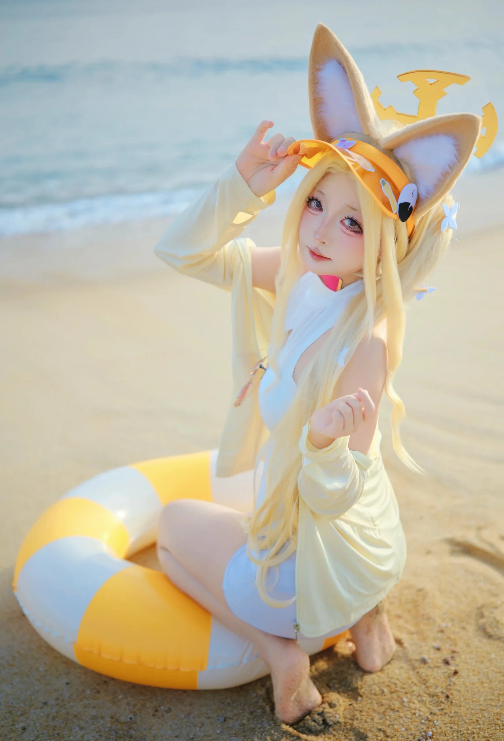 【百合園聖婭cos】蔚藍檔案的夏日海風，隨性記錄 - 第 1 張