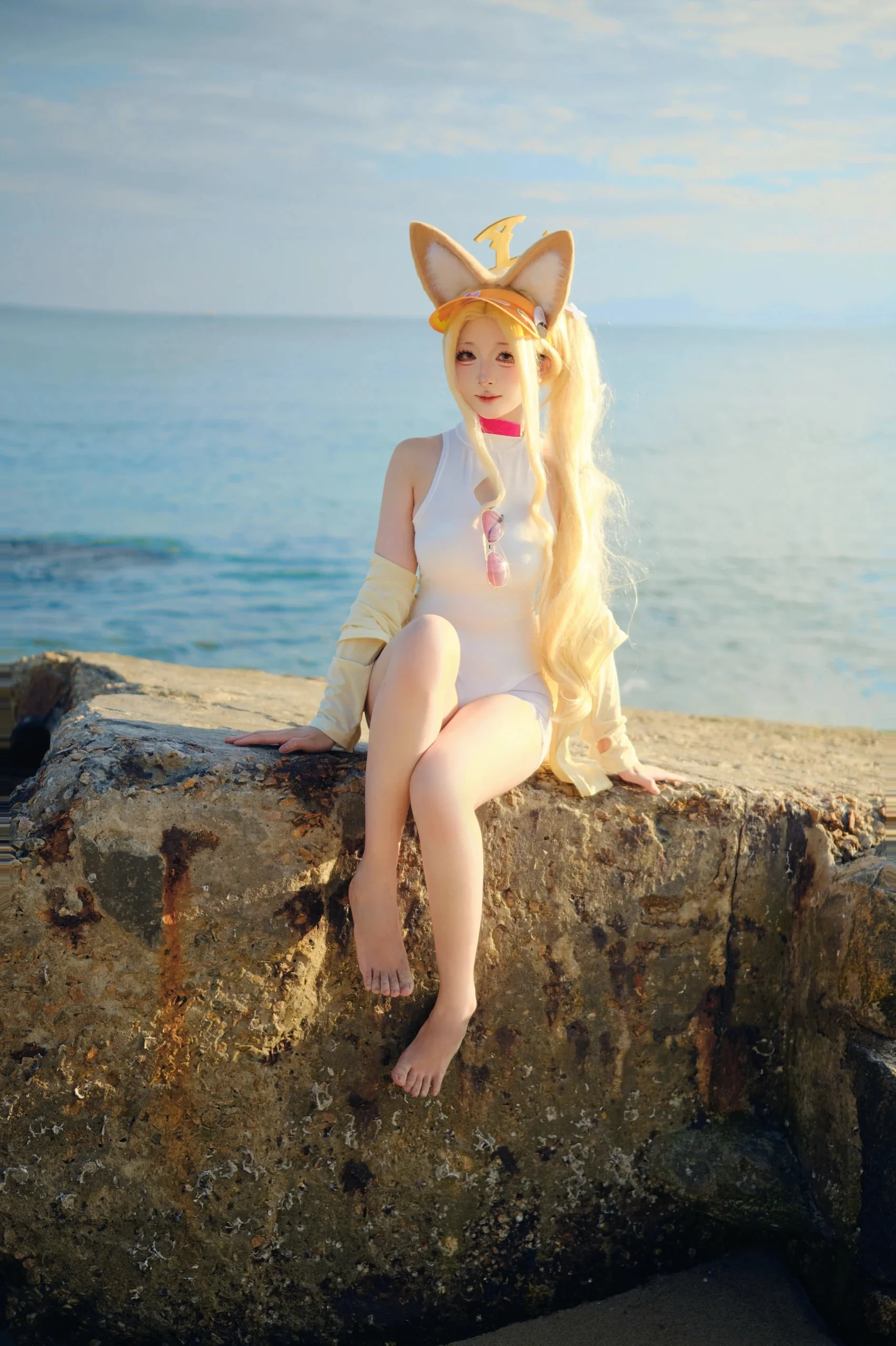 【水聖婭cos】蔚藍檔案的夏日海邊出片 - 第 1 張