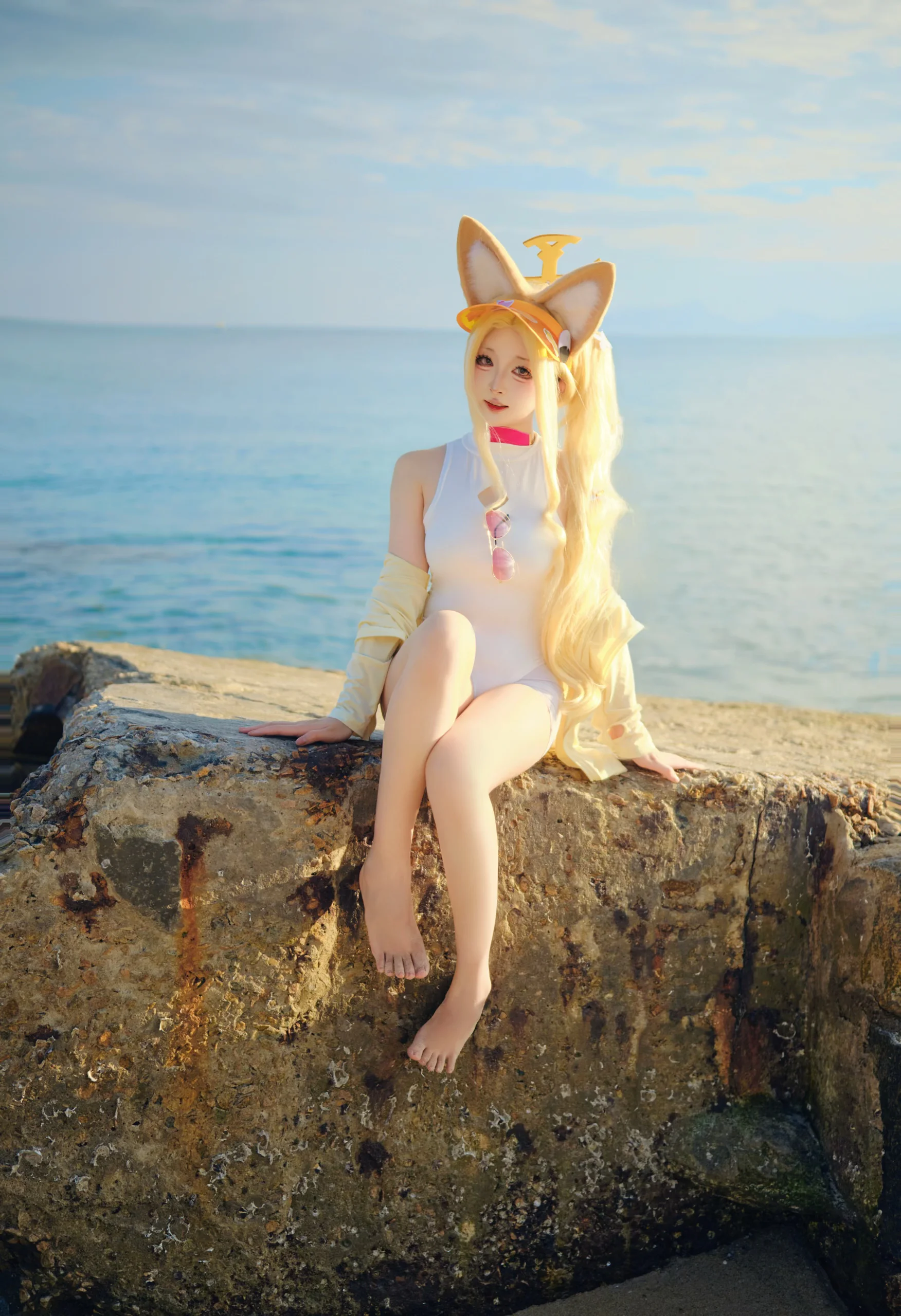 【水聖婭cos】蔚藍檔案的夏日海邊出片 - 第 2 張