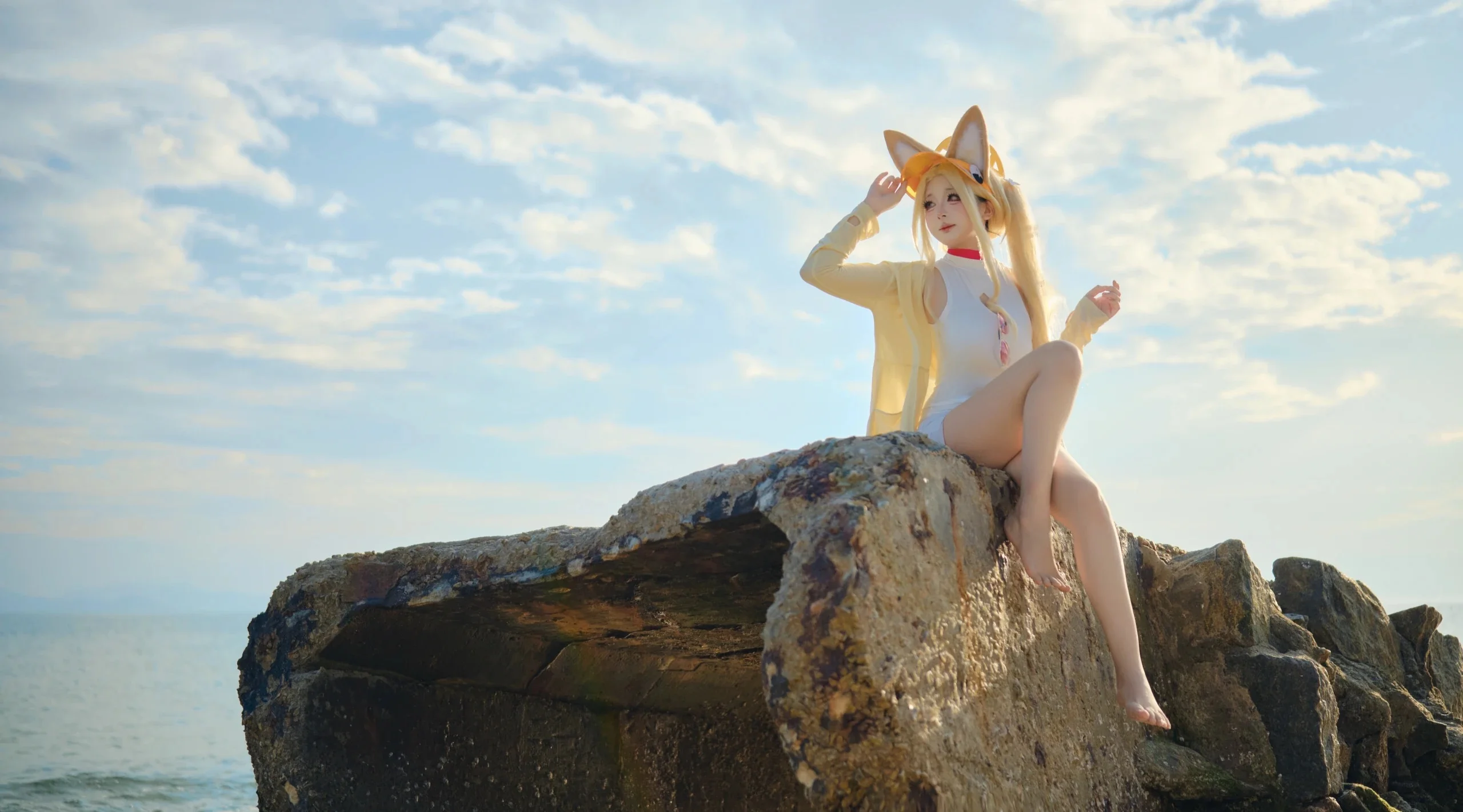 【水聖婭cos】蔚藍檔案的夏日海邊出片 - 第 4 張