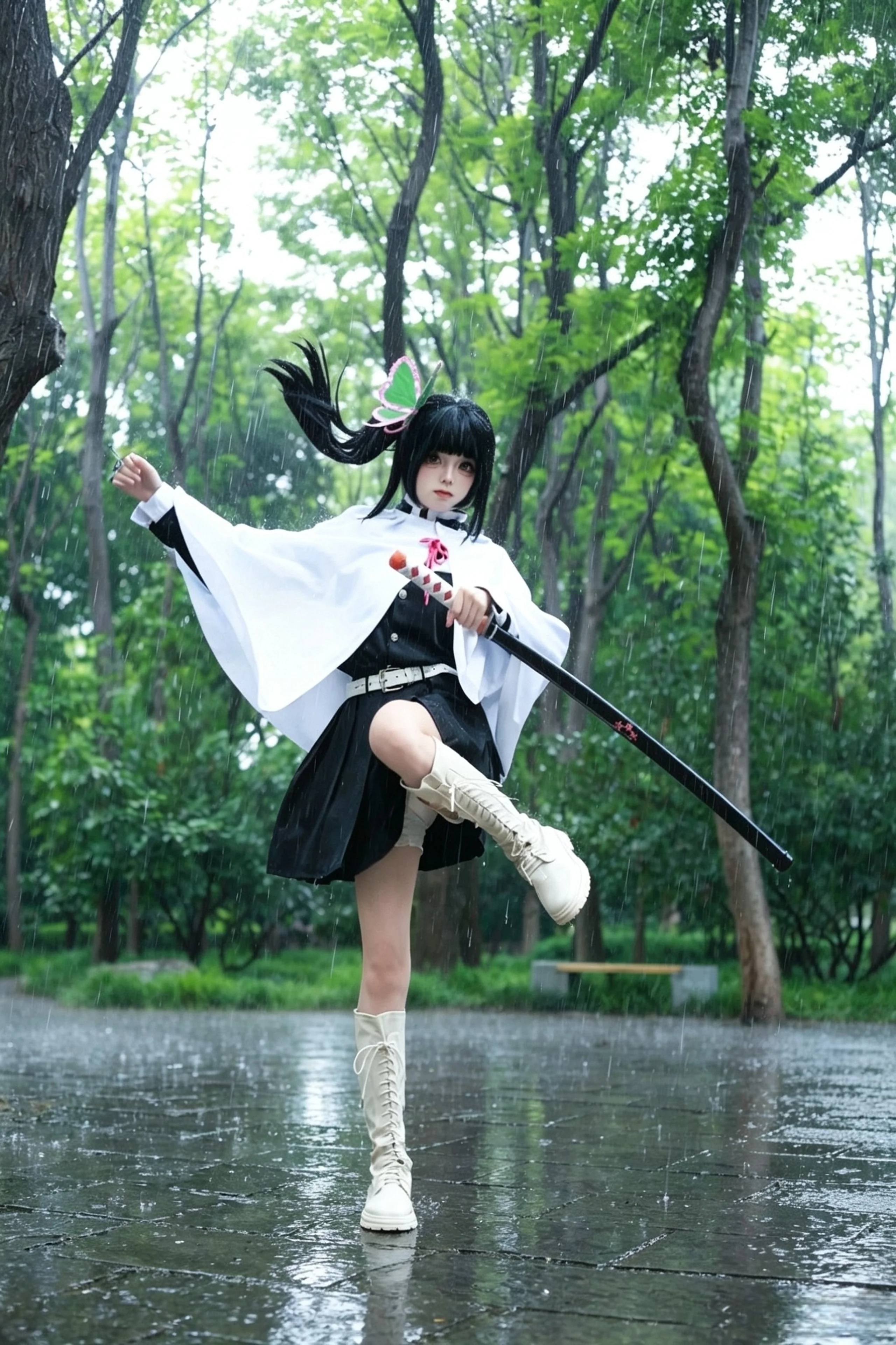 【栗花落香奈乎cos】雨中的森林，听从内心的律动 - 推荐阅读封面