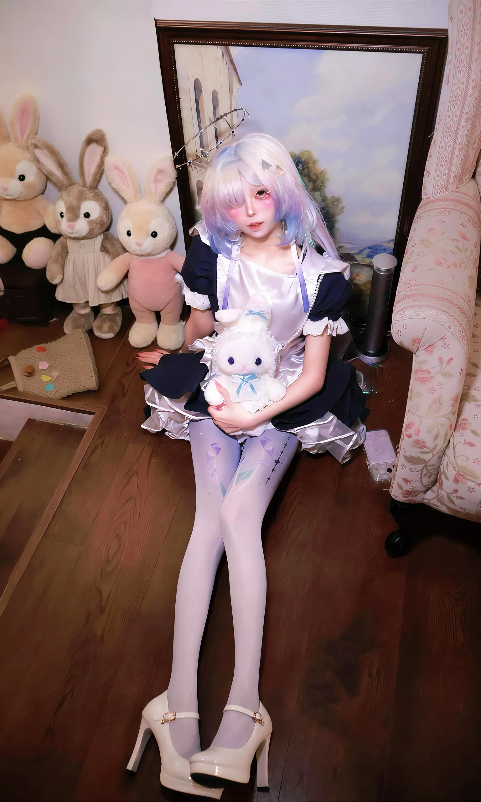 【モーニエ コスプレ】『鳴潮』で過ごすメイドの時間、一杯のコーヒーがもたらす休日のひととき - 2 枚目