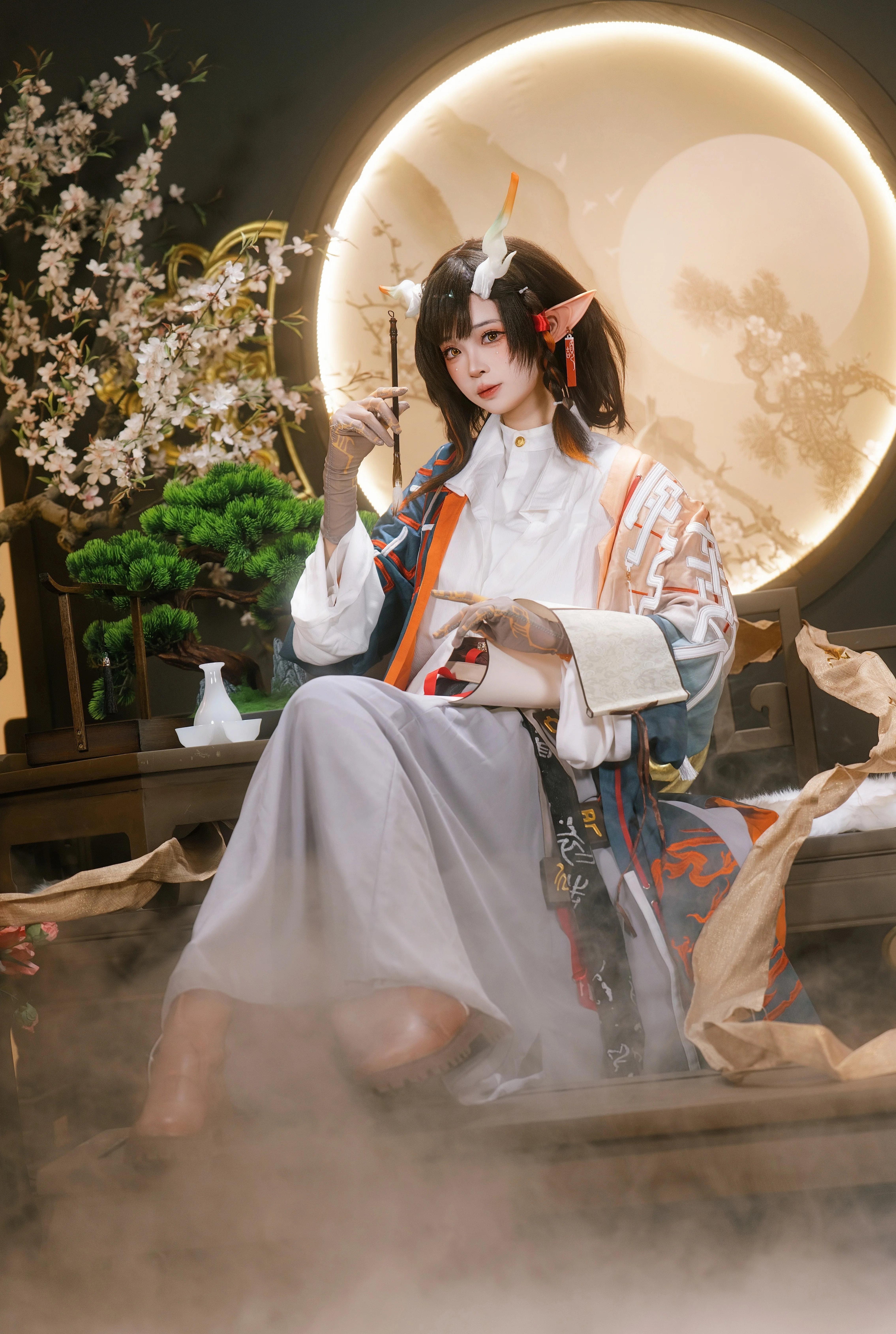 【颉cos】中式奇幻与笔墨交织的影像记录 - 第 1 张