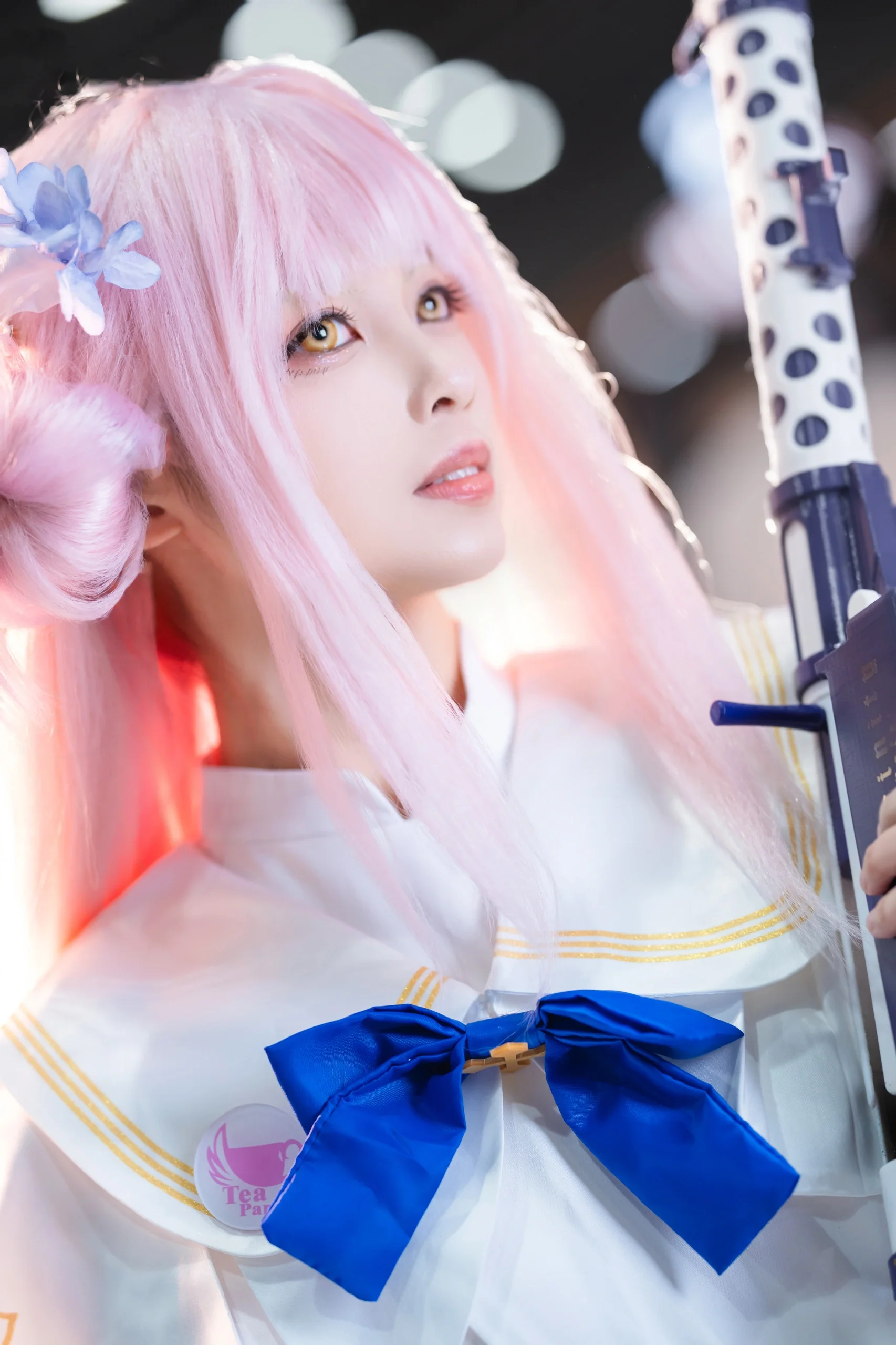 【圣园未花cos】蔚蓝档案中的优雅与力量 - 第8张