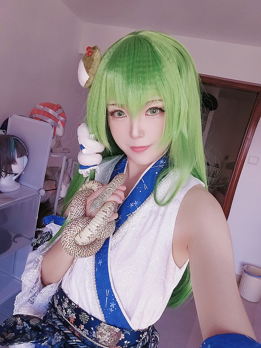 【東風谷早苗cos】與假蛇鬥智鬥勇的東方Project嘗試 - 第 2 張