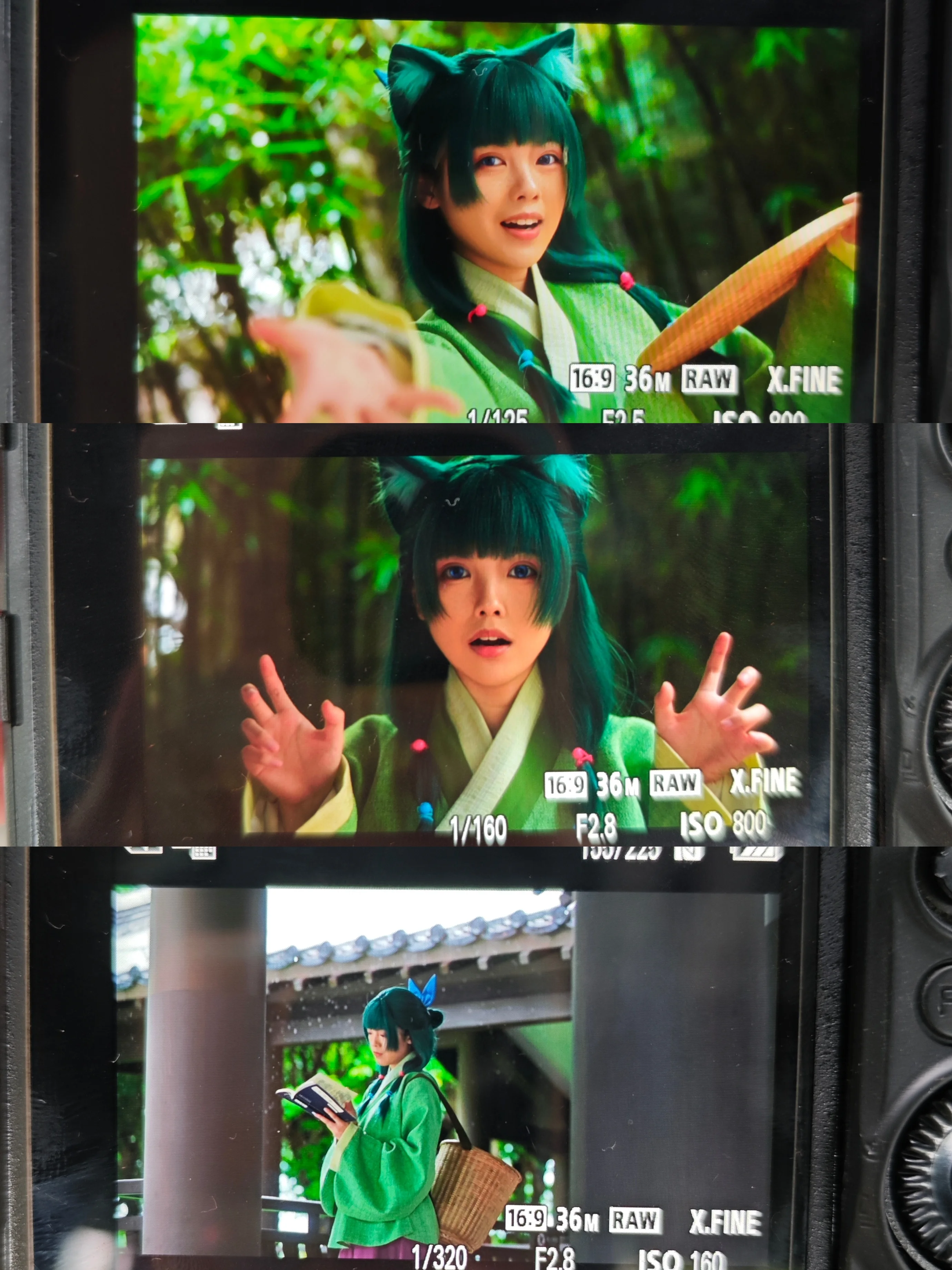 【猫猫cos】药屋少女的呢喃，素颜出镜的竹林速报
