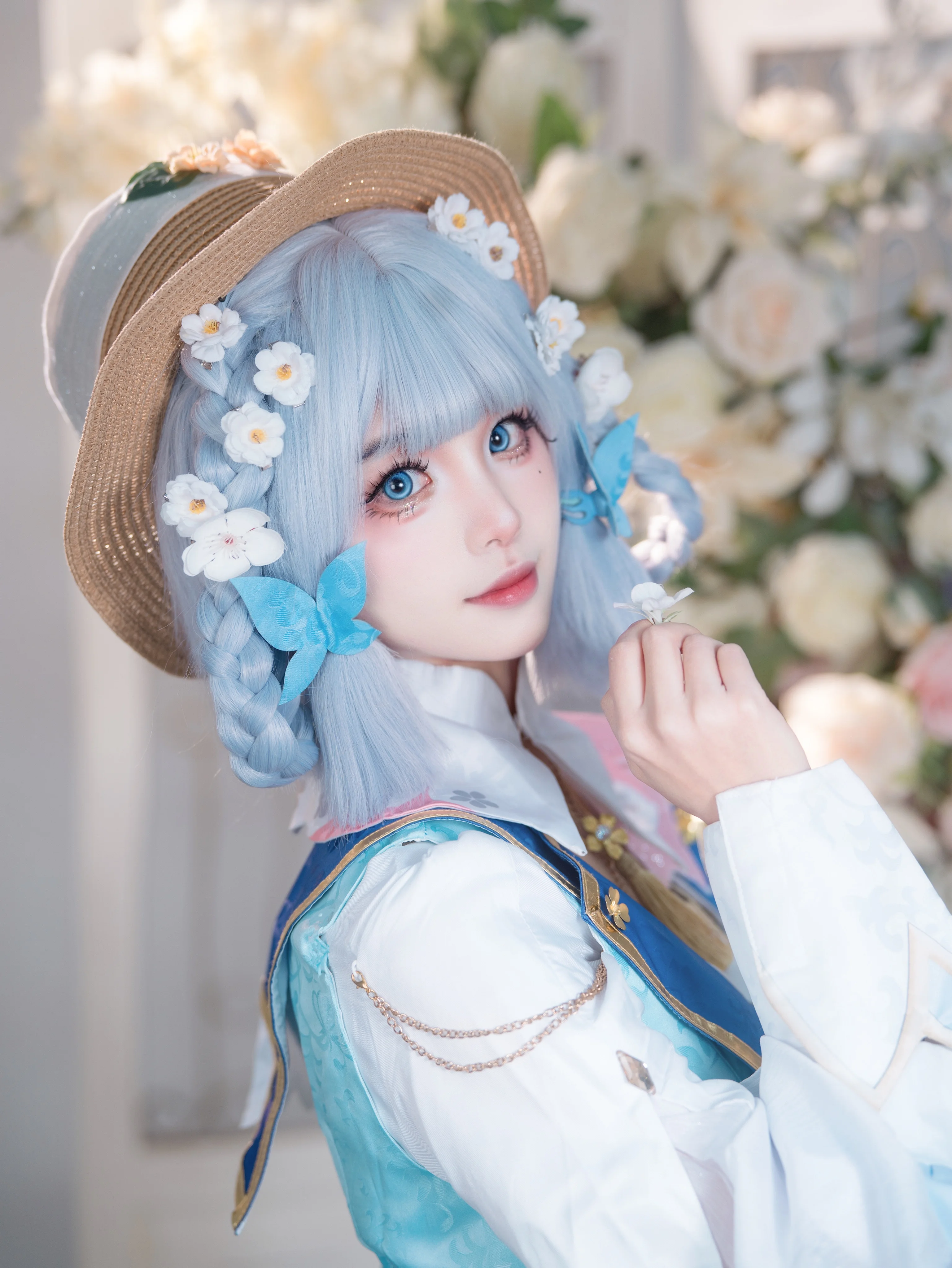【神里绫华cos】花时来信，在梦幻花海中与你邂逅 - 第2张