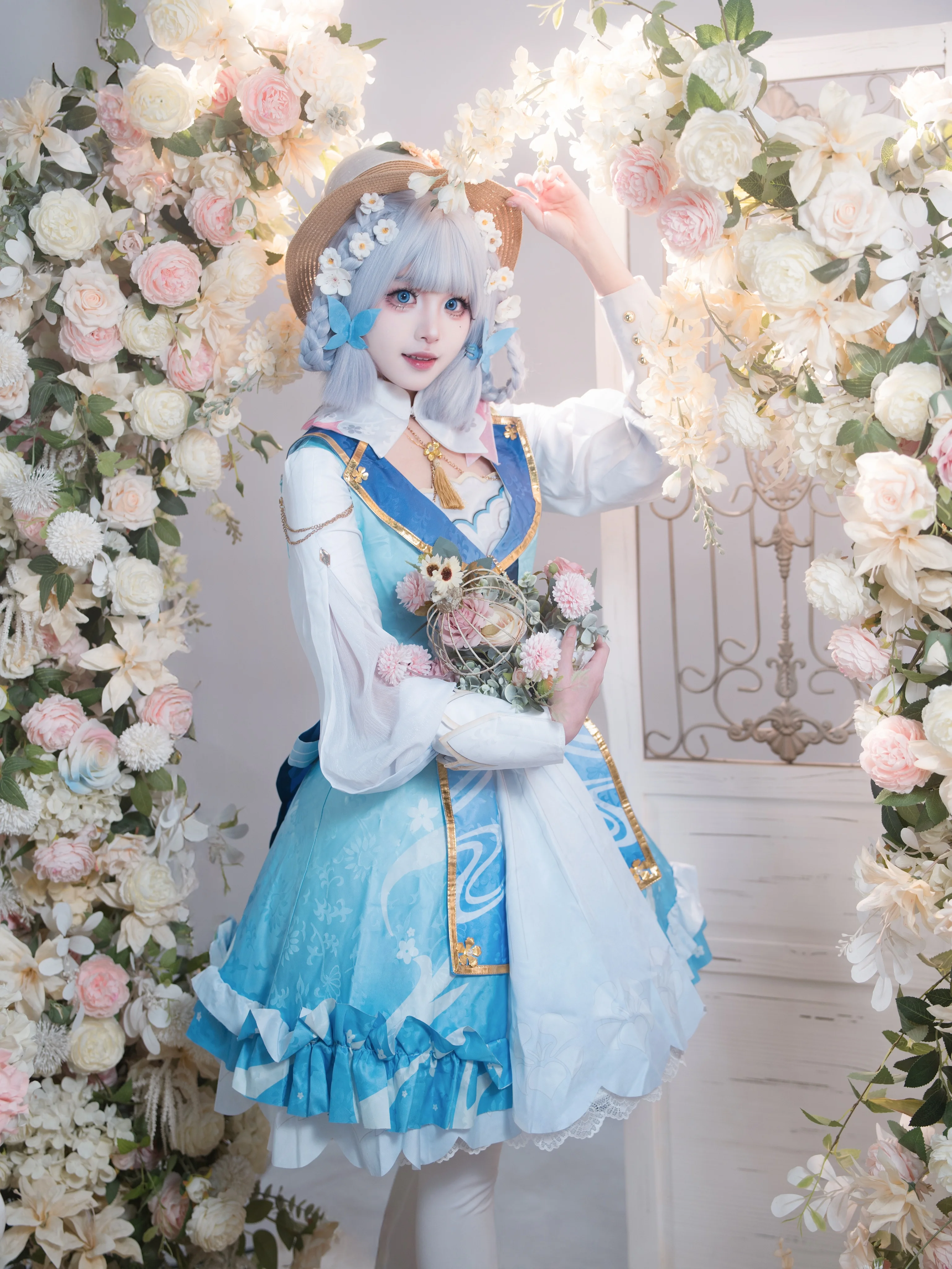 【神里绫华cos】花时来信，在梦幻花海中与你邂逅 - 第3张