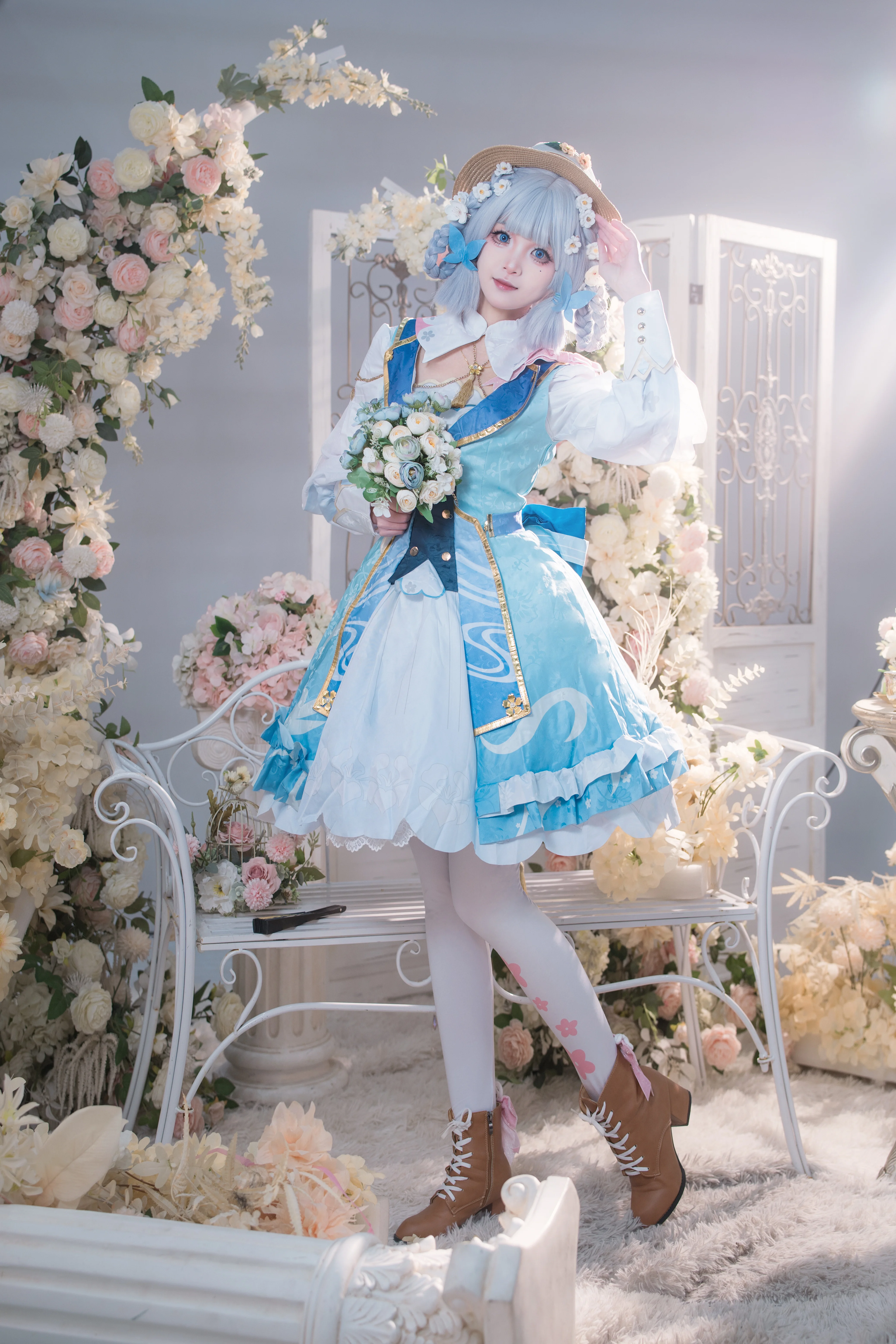【神里绫华cos】花时来信，在梦幻花海中与你邂逅 - 第4张