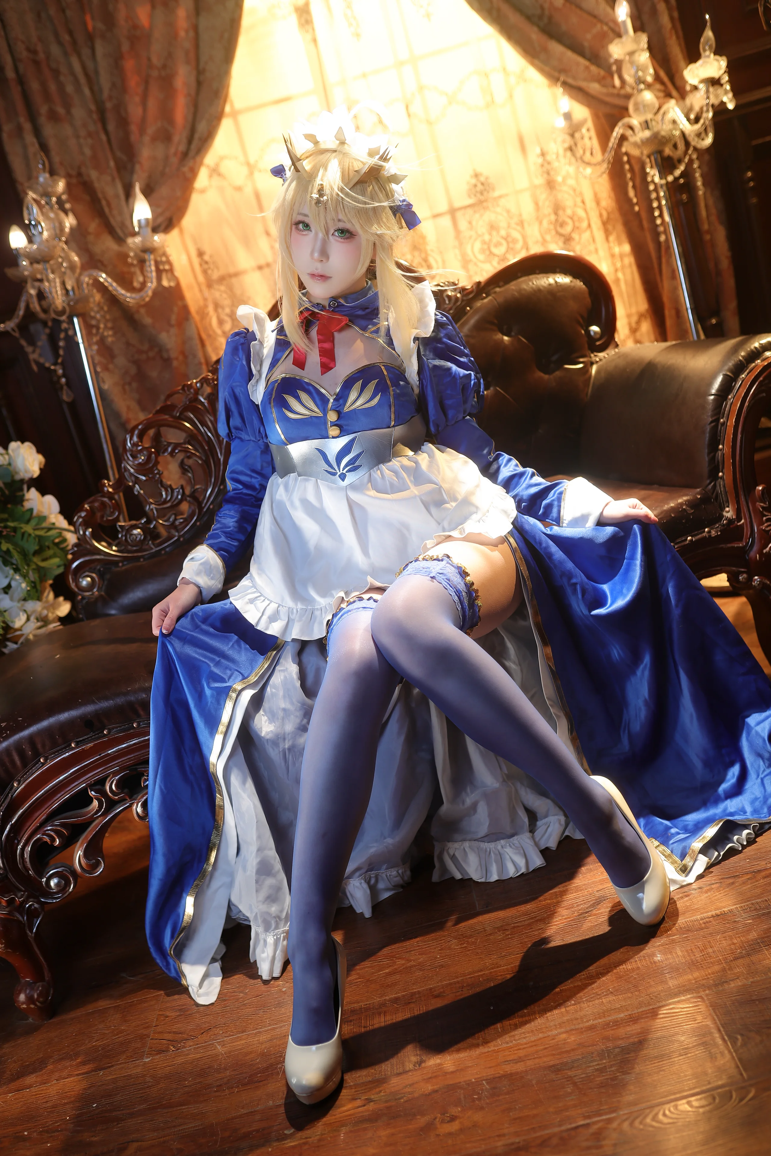 [Lartoria cosplay] Fate/Grand Order King of Knights Maid Outfit Portrayal - Image 2