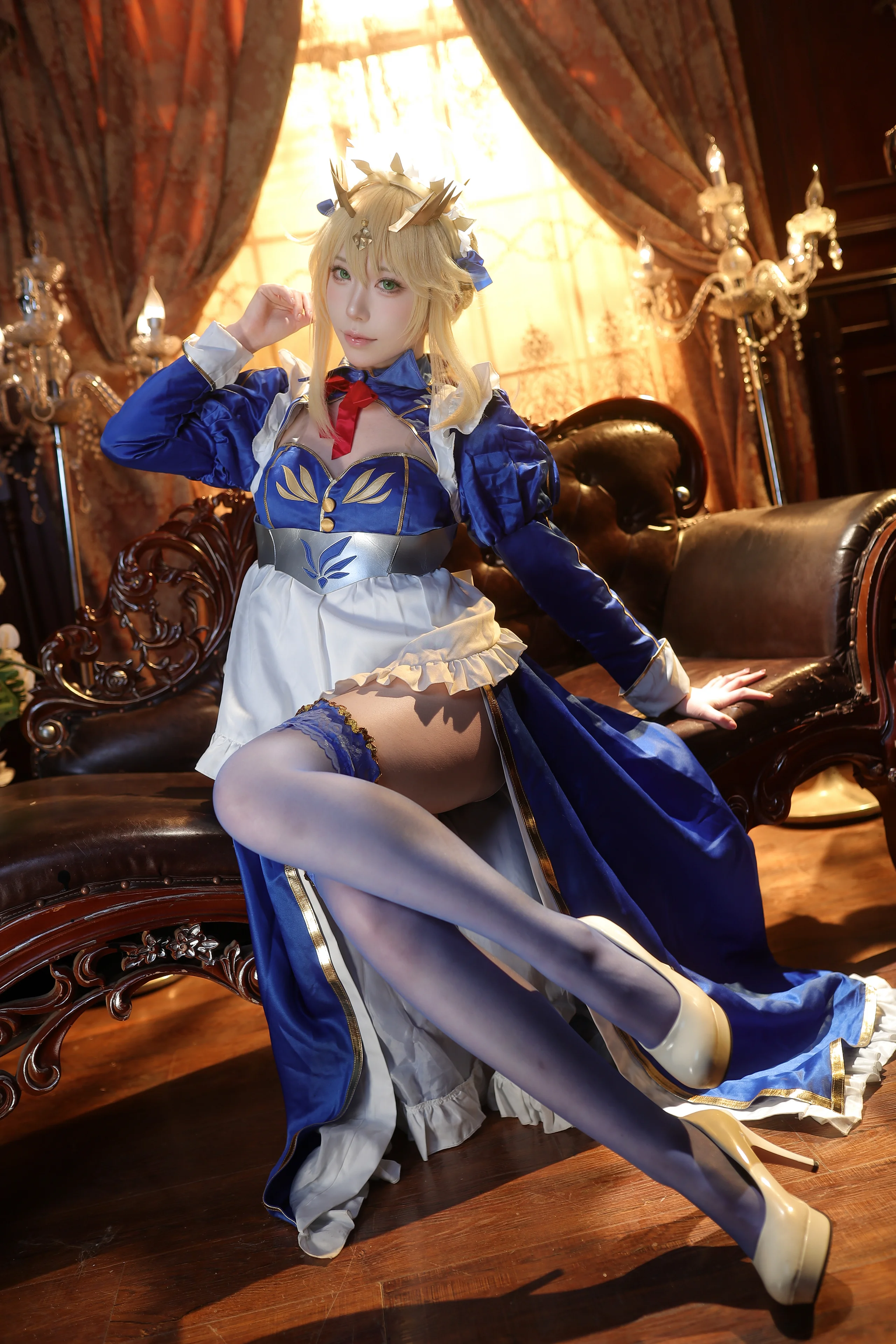 [Lartoria cosplay] Fate/Grand Order King of Knights Maid Outfit Portrayal