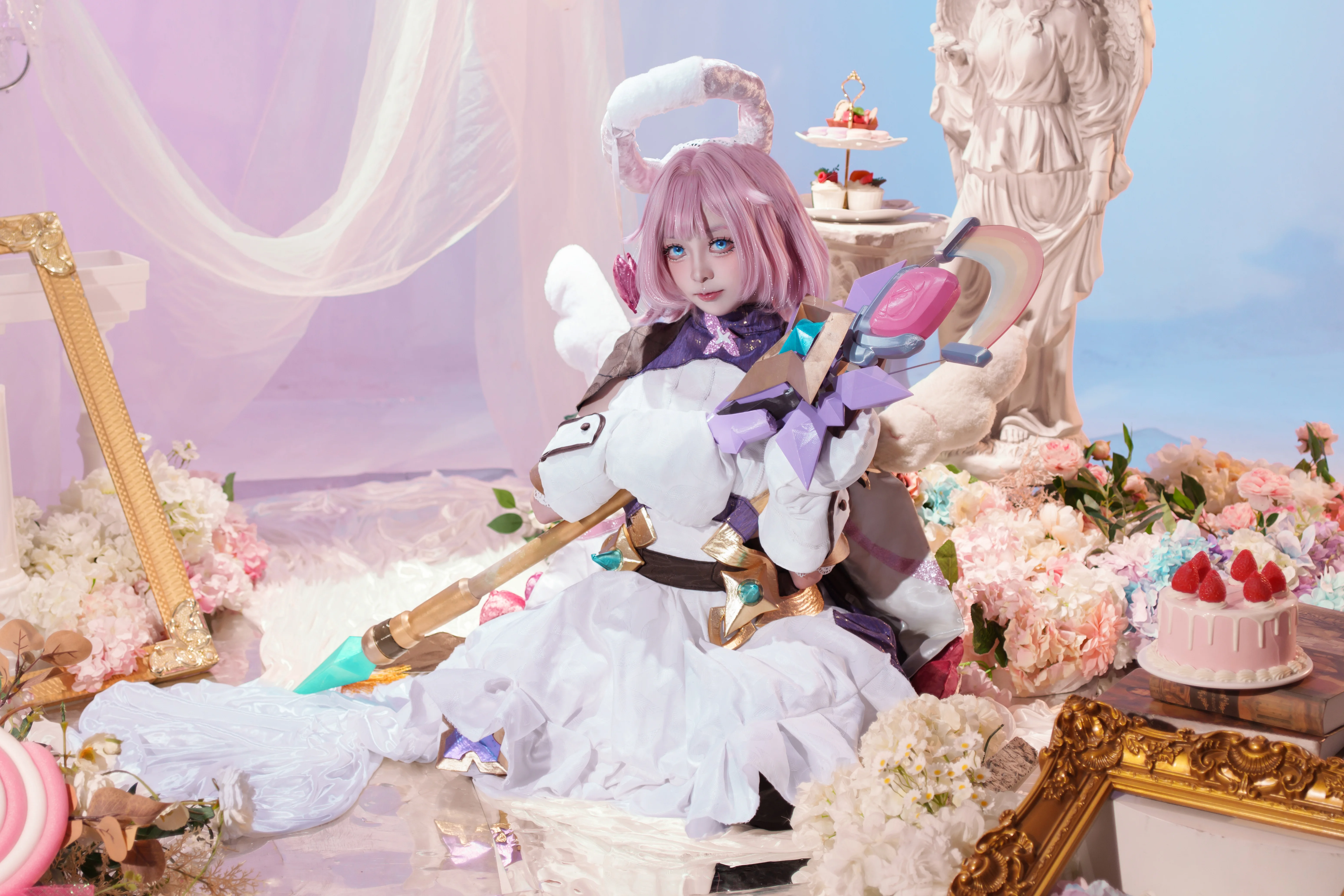 【爱莉希雅cos】妖精爱莉的魔法，小小的我也能闪闪发光 - 第 3 张