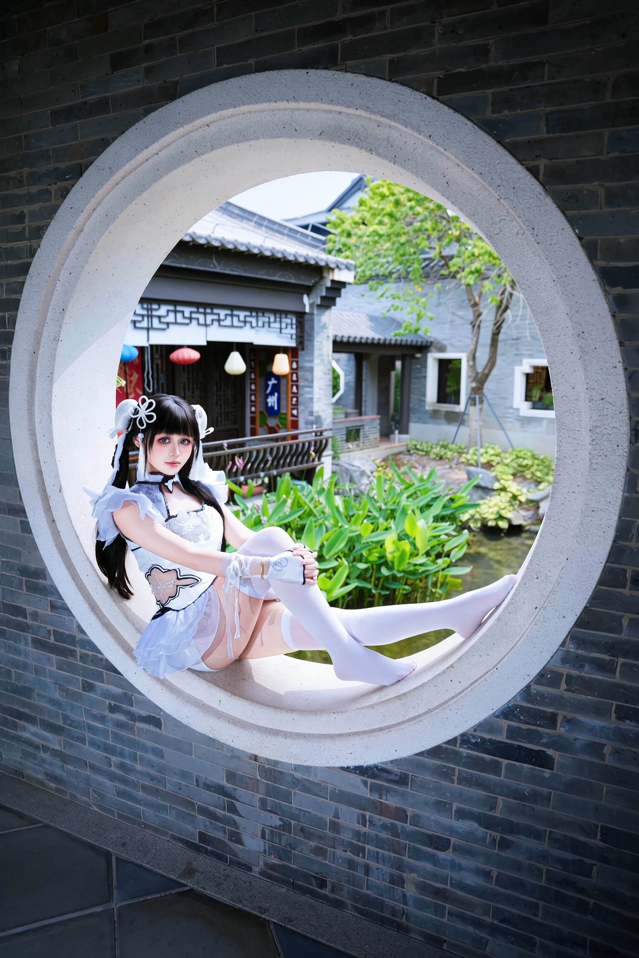 【殷紫萍cos】永劫无间玉髓冰心，广州文化馆中式园林出片记