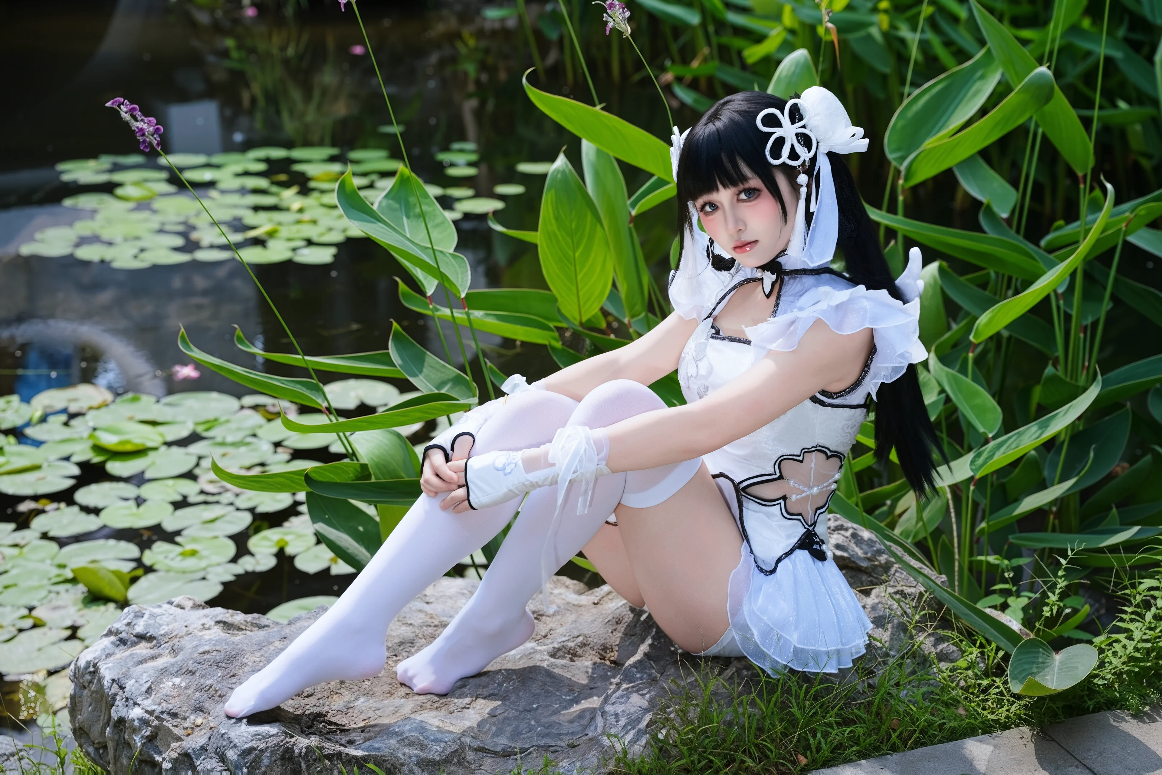 【殷紫萍cos】永劫无间玉髓冰心，广州文化馆中式园林出片记 - 第 2 张