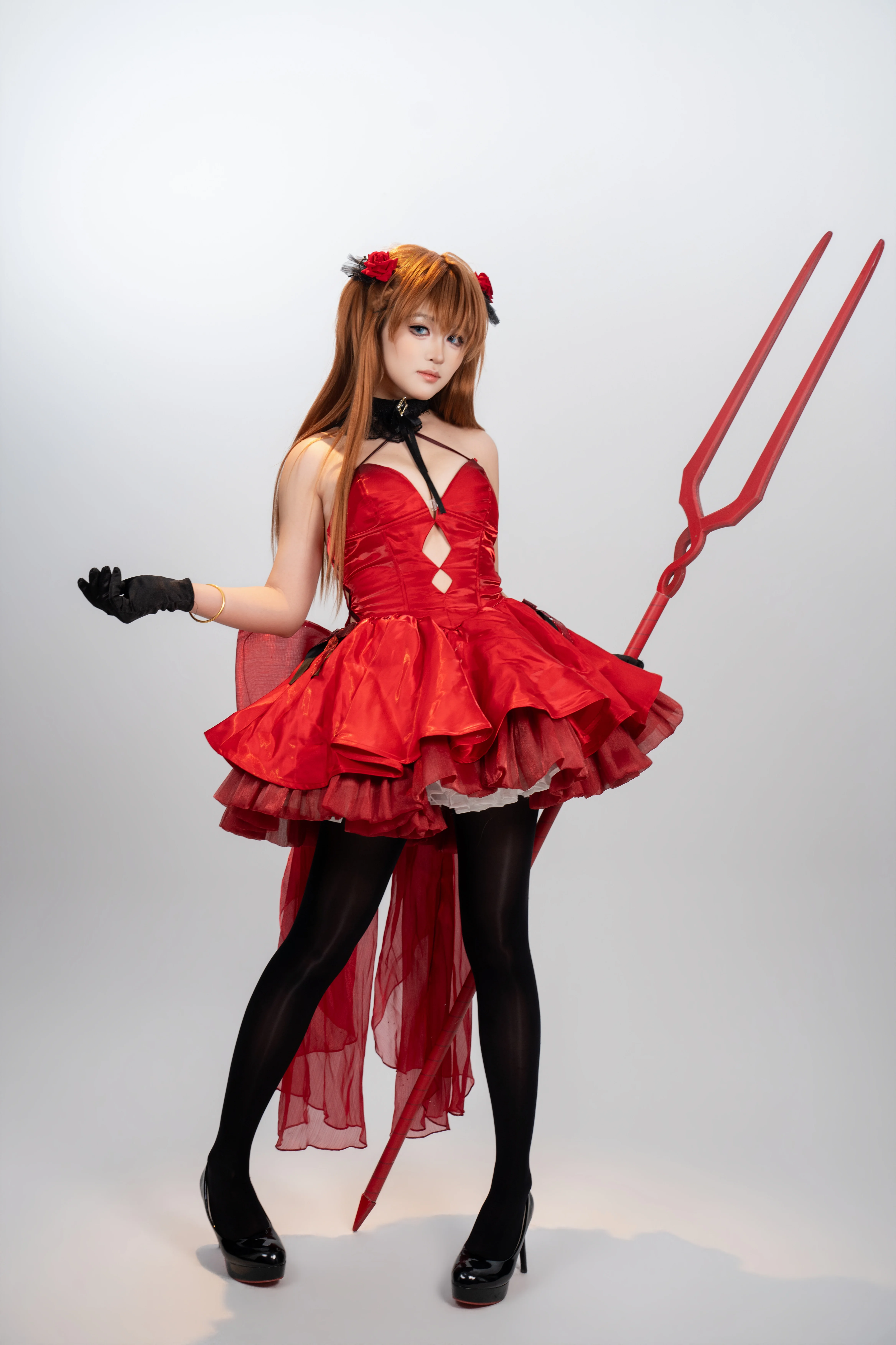 【明日香cos】胜利女神降临，红黑配色的战斗宣言 - 第 1 张