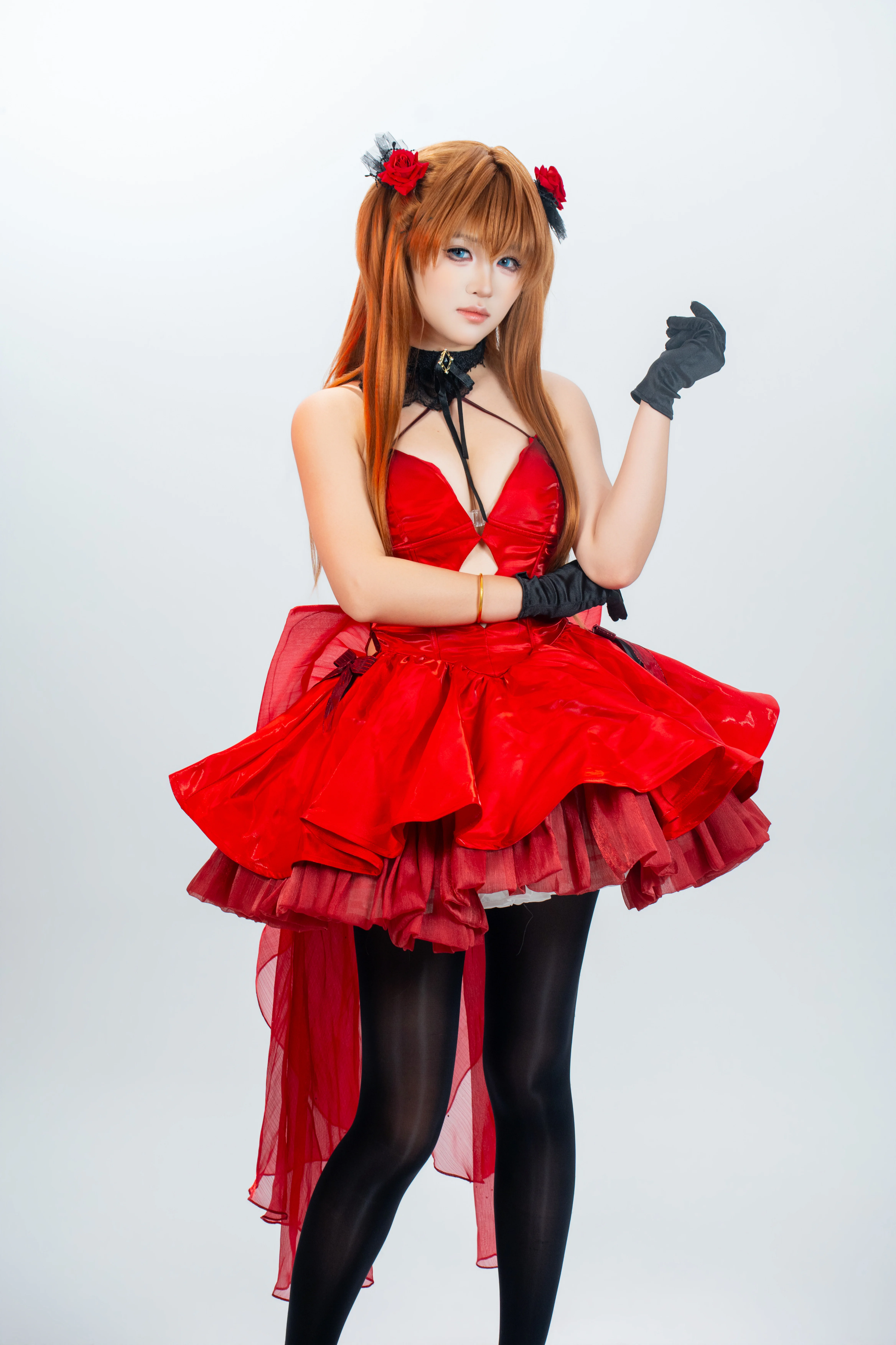 【明日香cos】胜利女神降临，红黑配色的战斗宣言 - 第 2 张