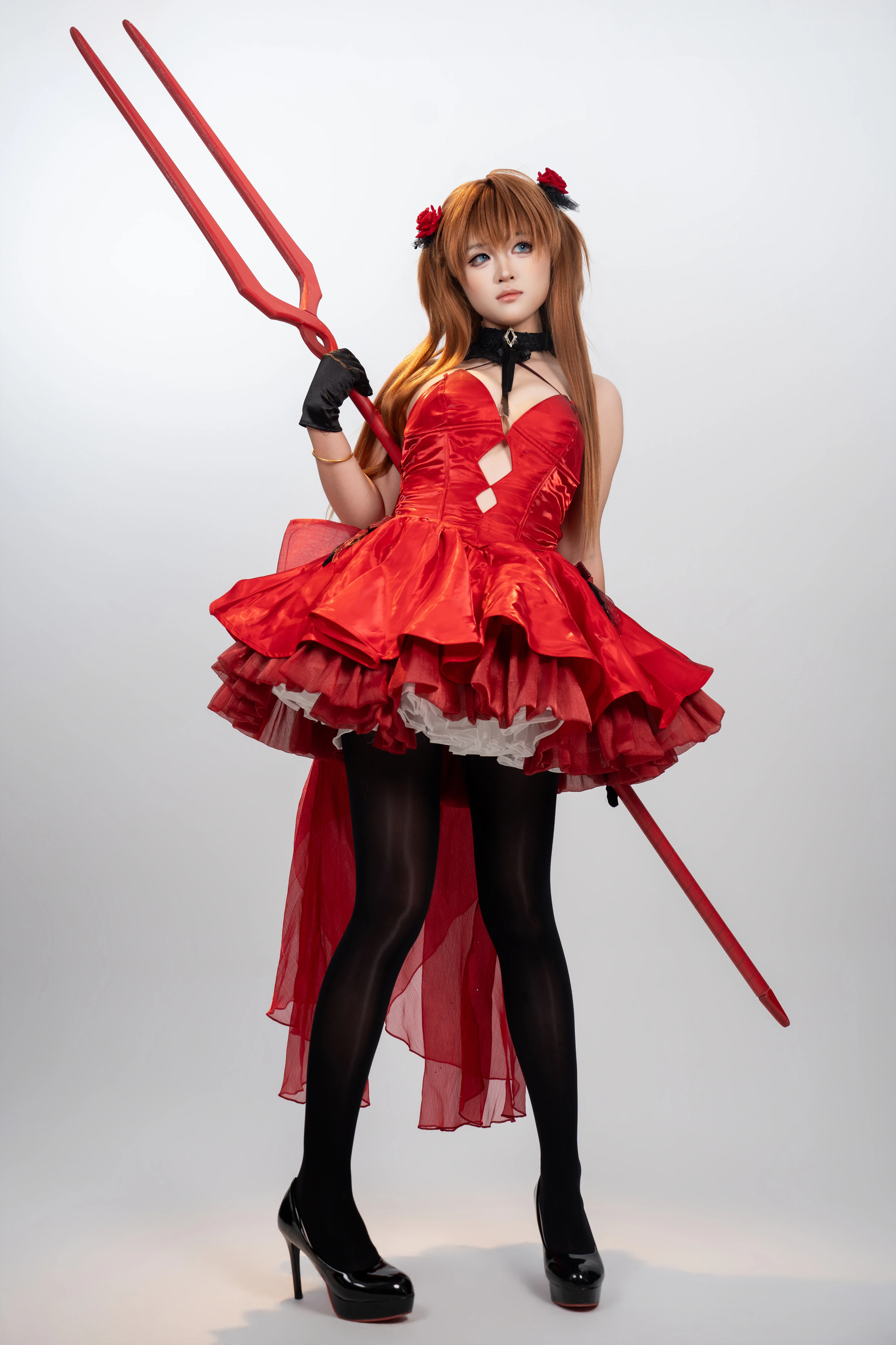 【明日香cos】胜利女神降临，红黑配色的战斗宣言 - 第 4 张
