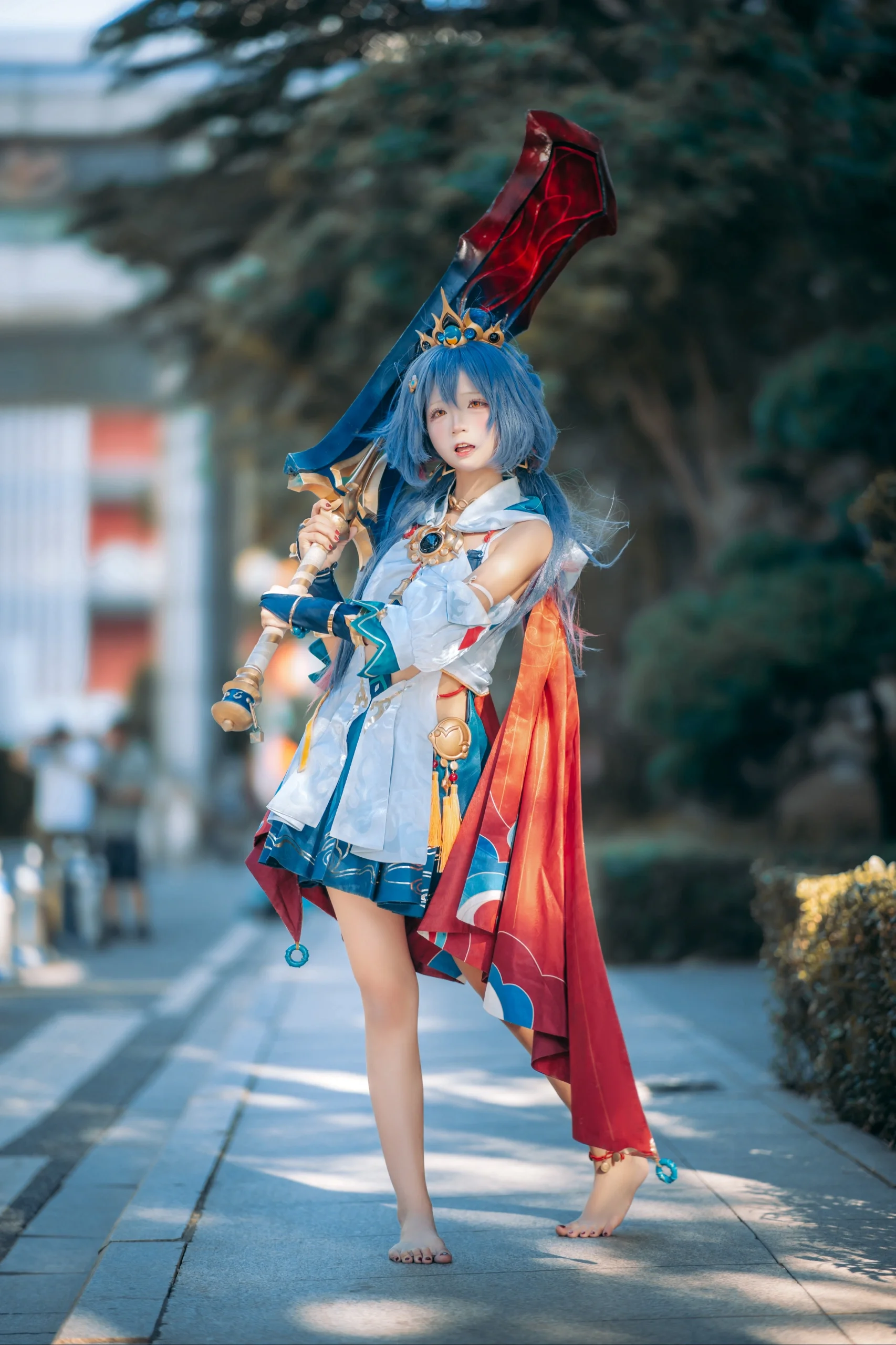 【云璃cos】崩坏星穹铁道赤脚剑士的夏日外景