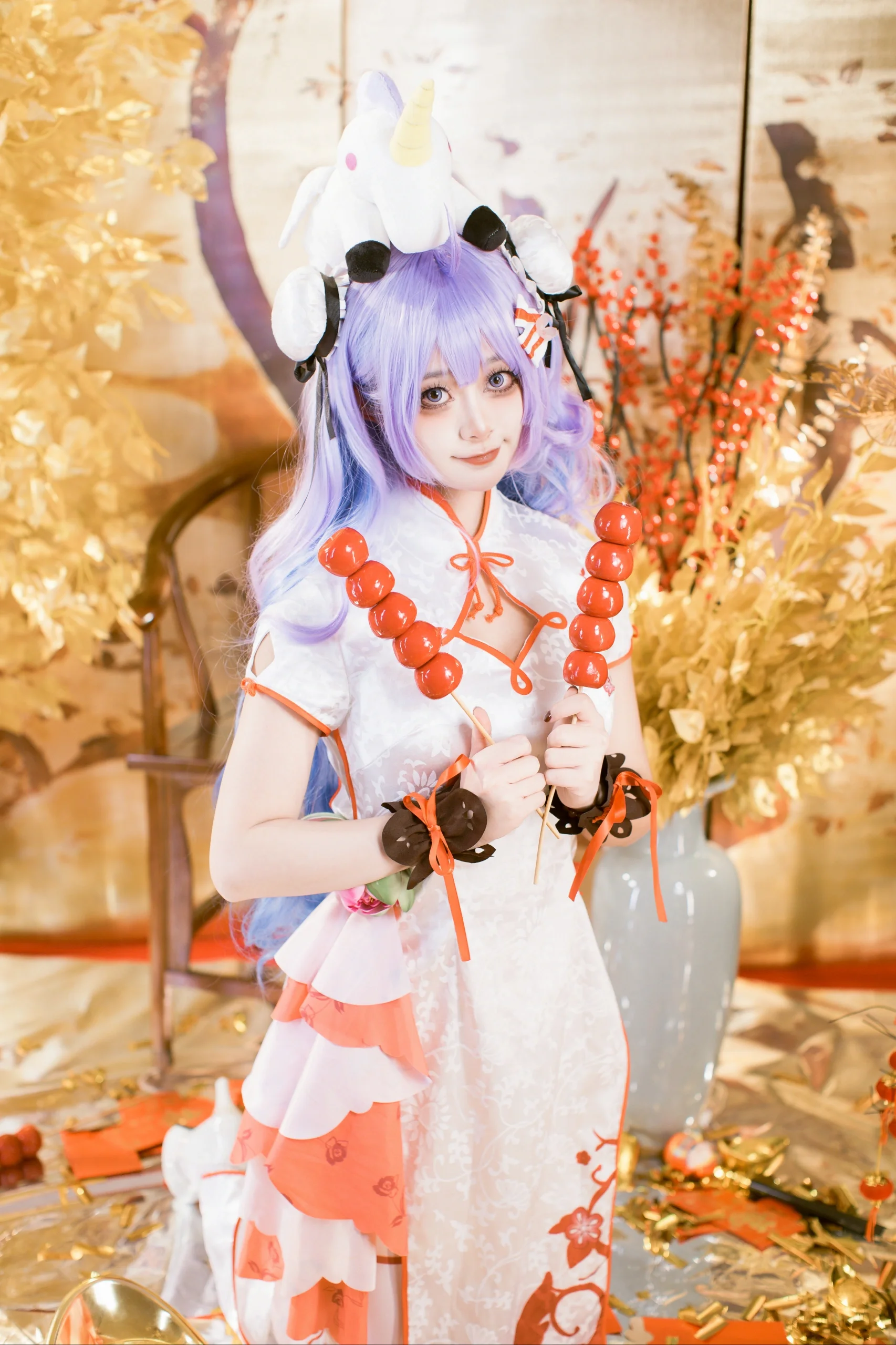【独角兽cos】碧蓝航线的春之礼，在中式新年里邂逅温柔
