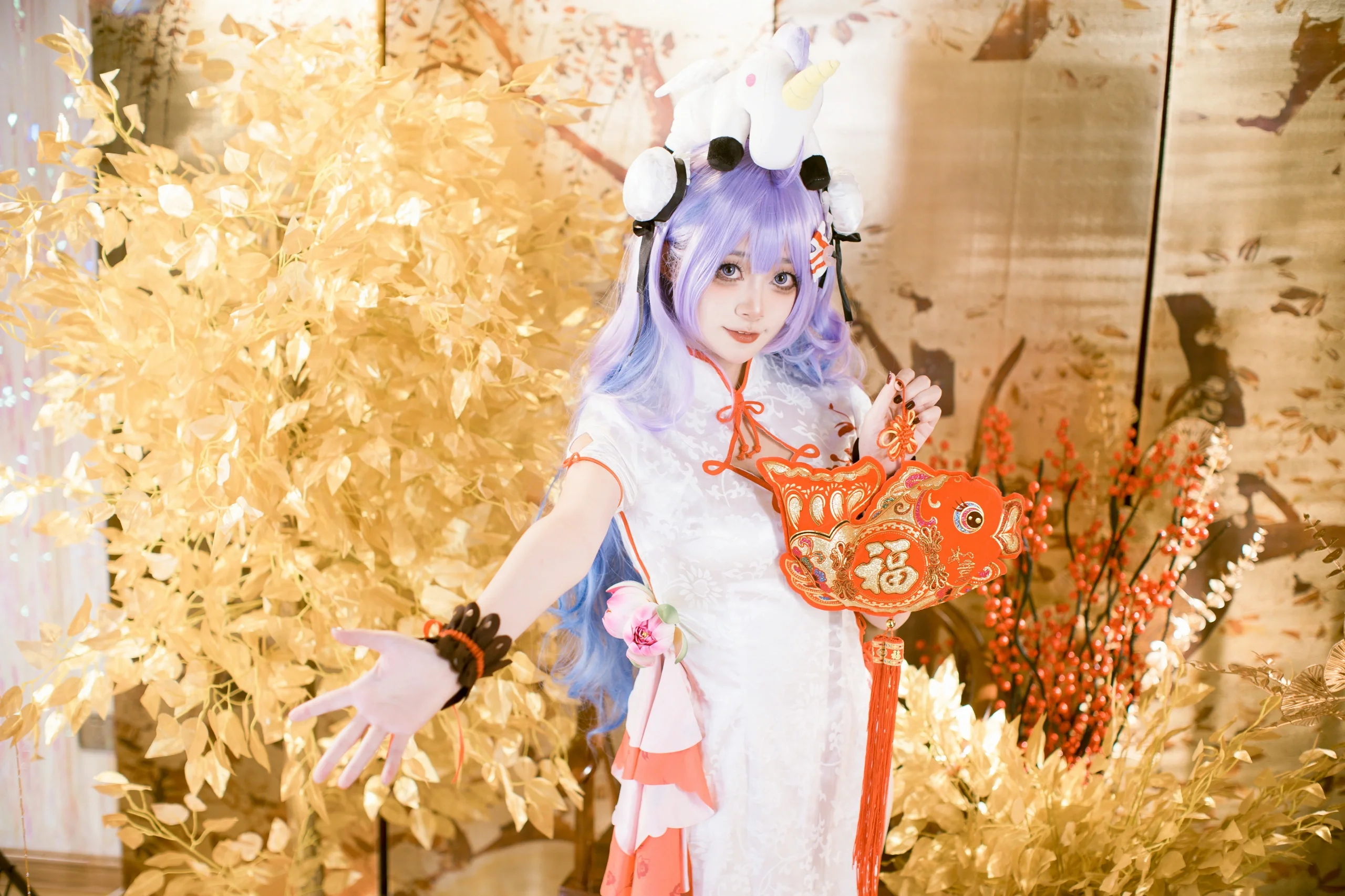 【独角兽cos】碧蓝航线的春之礼，在中式新年里邂逅温柔 - 第 10 张