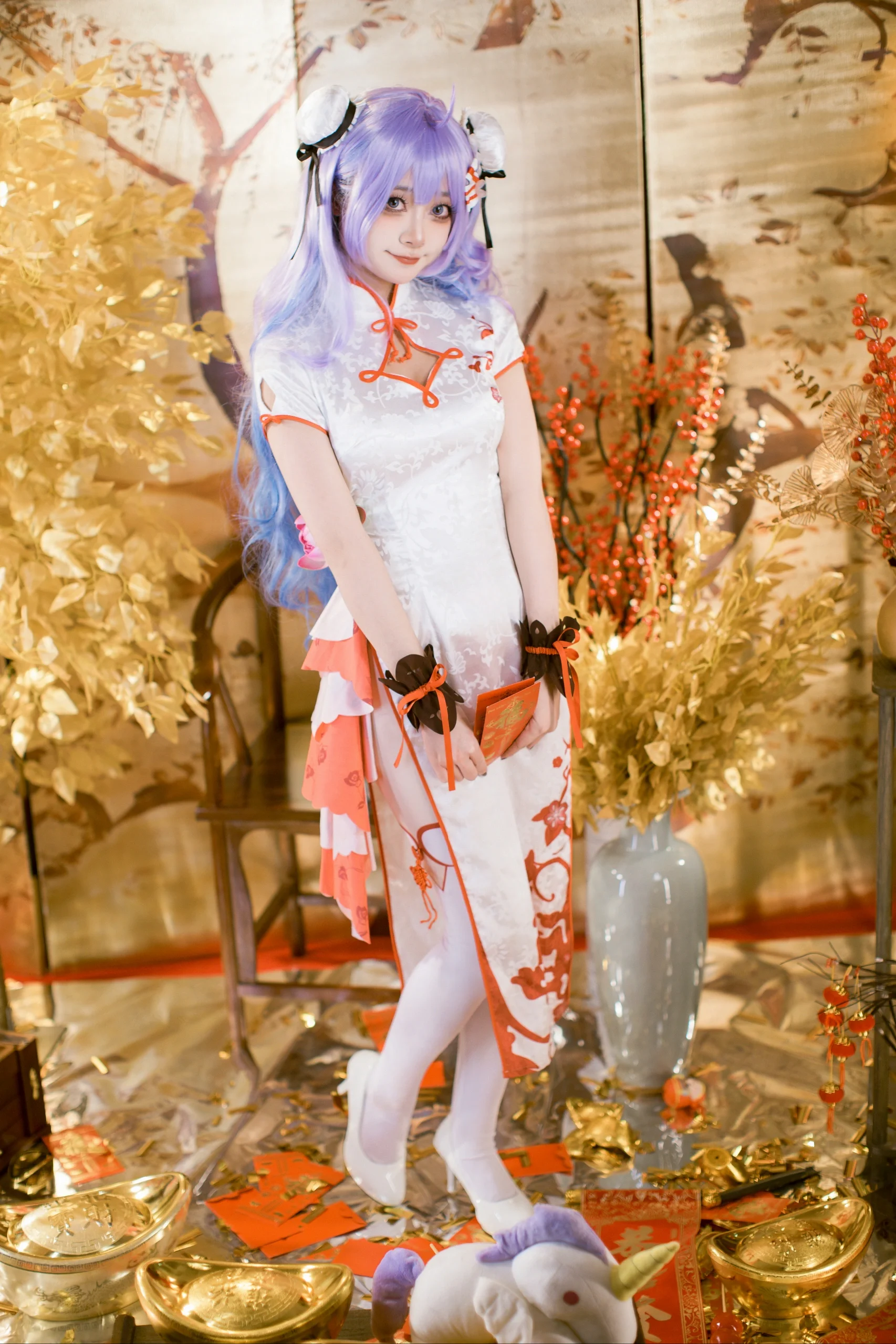 【独角兽cos】碧蓝航线的春之礼，在中式新年里邂逅温柔 - 第 13 张