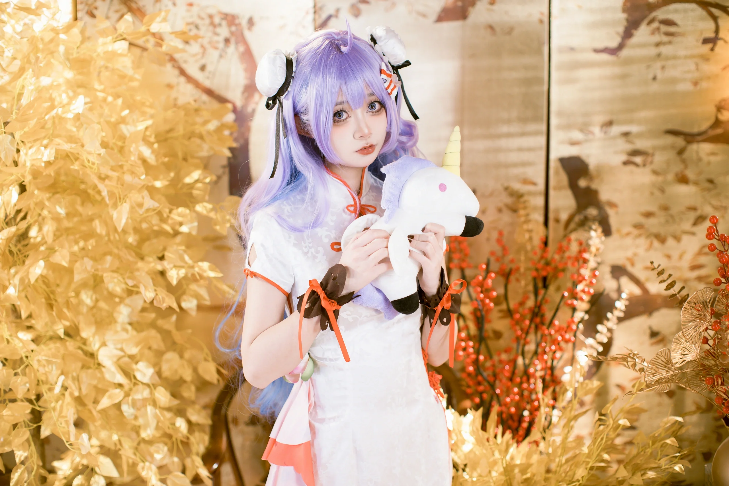 【独角兽cos】碧蓝航线的春之礼，在中式新年里邂逅温柔 - 第 14 张