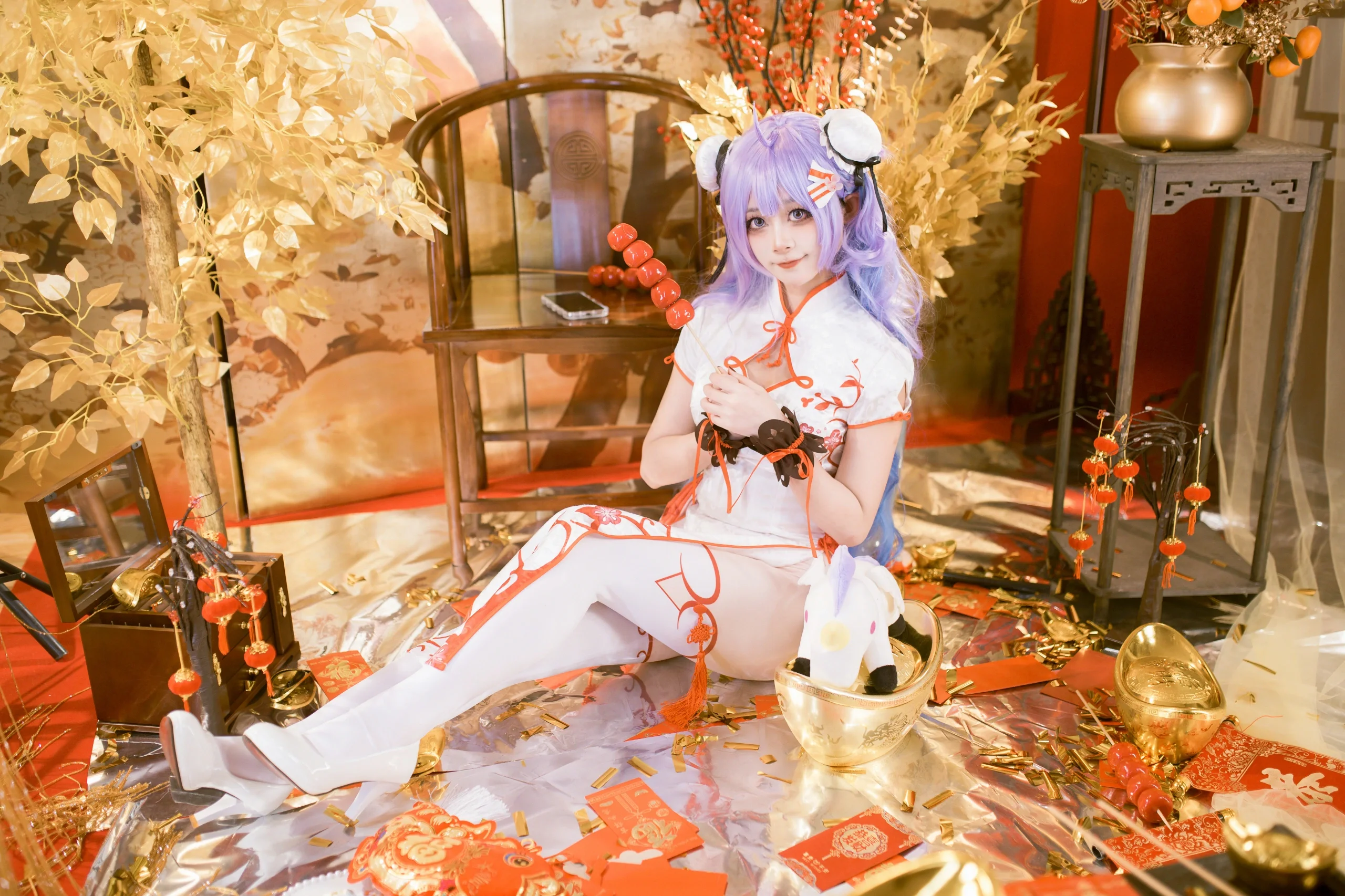 【独角兽cos】碧蓝航线的春之礼，在中式新年里邂逅温柔 - 第 2 张