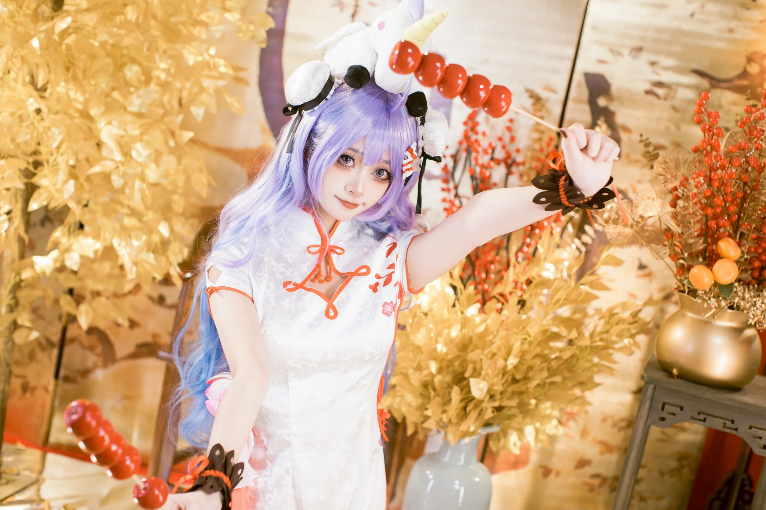 【独角兽cos】碧蓝航线的春之礼，在中式新年里邂逅温柔 - 第 3 张