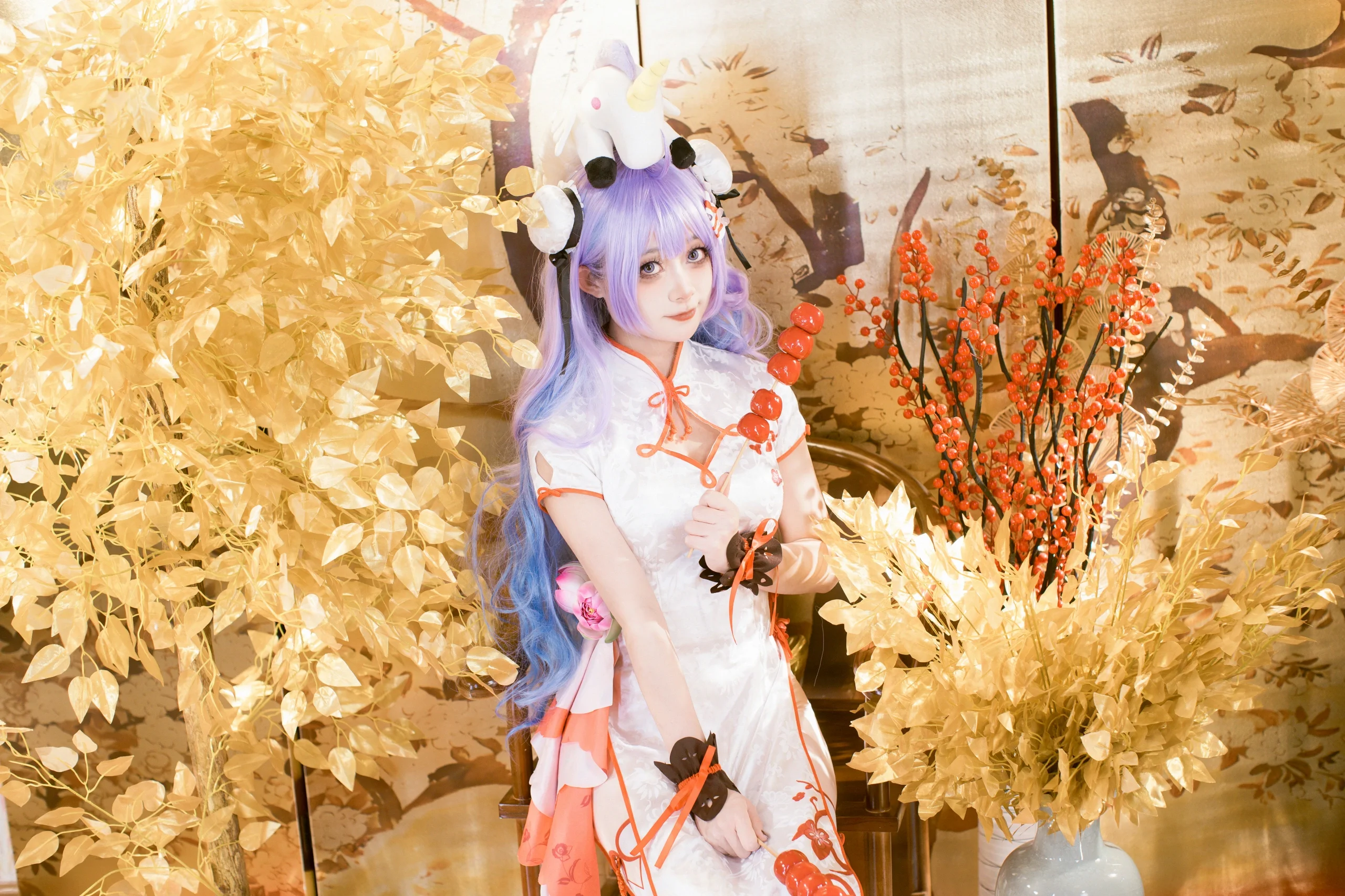 【独角兽cos】碧蓝航线的春之礼，在中式新年里邂逅温柔 - 第 4 张