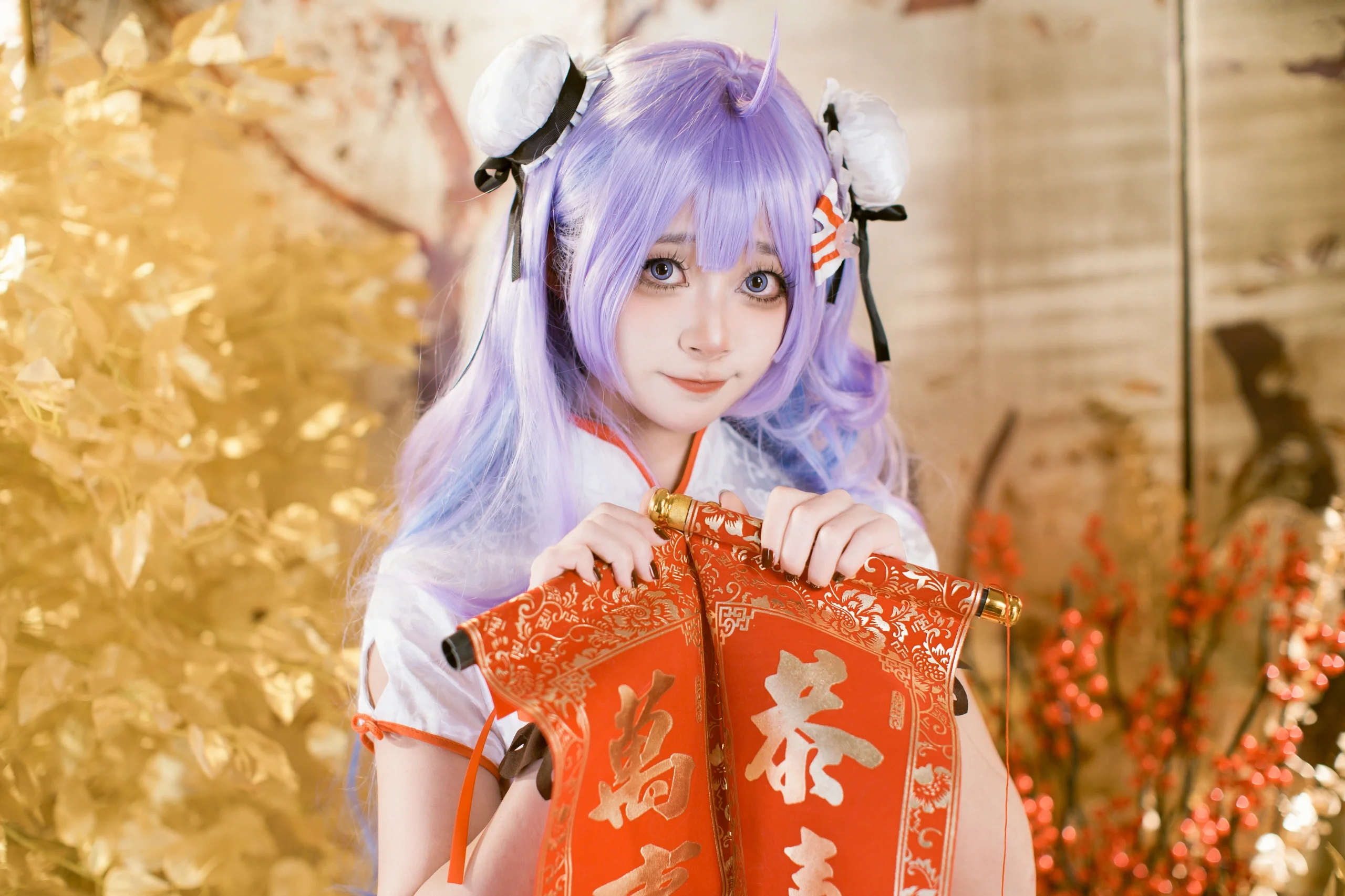 【独角兽cos】碧蓝航线的春之礼，在中式新年里邂逅温柔 - 第 5 张
