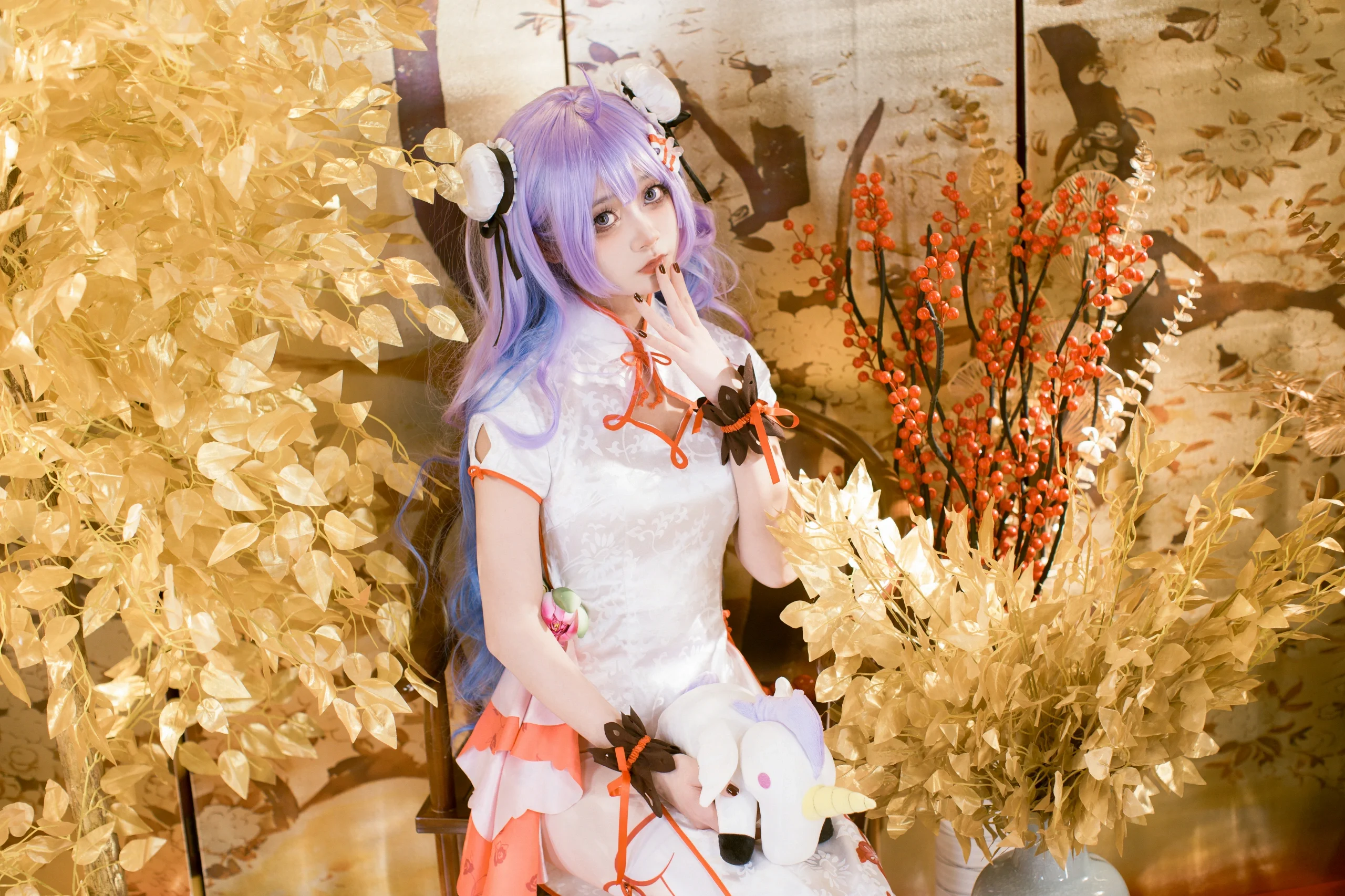 【独角兽cos】碧蓝航线的春之礼，在中式新年里邂逅温柔 - 第 9 张