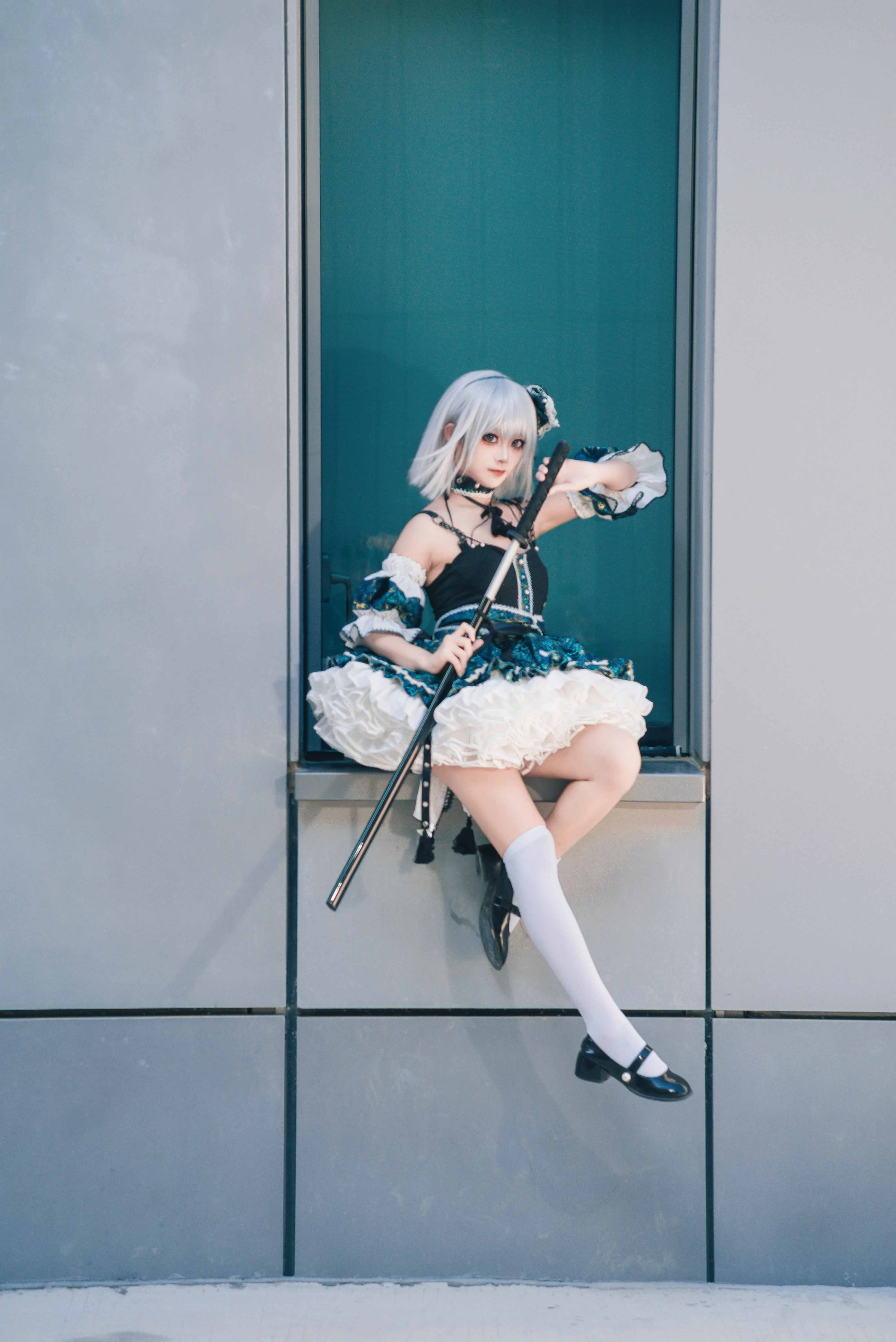【魂魄妖梦cos】在漫展走廊的静谧瞬间，捕捉东方project的灵动 - 第 2 张