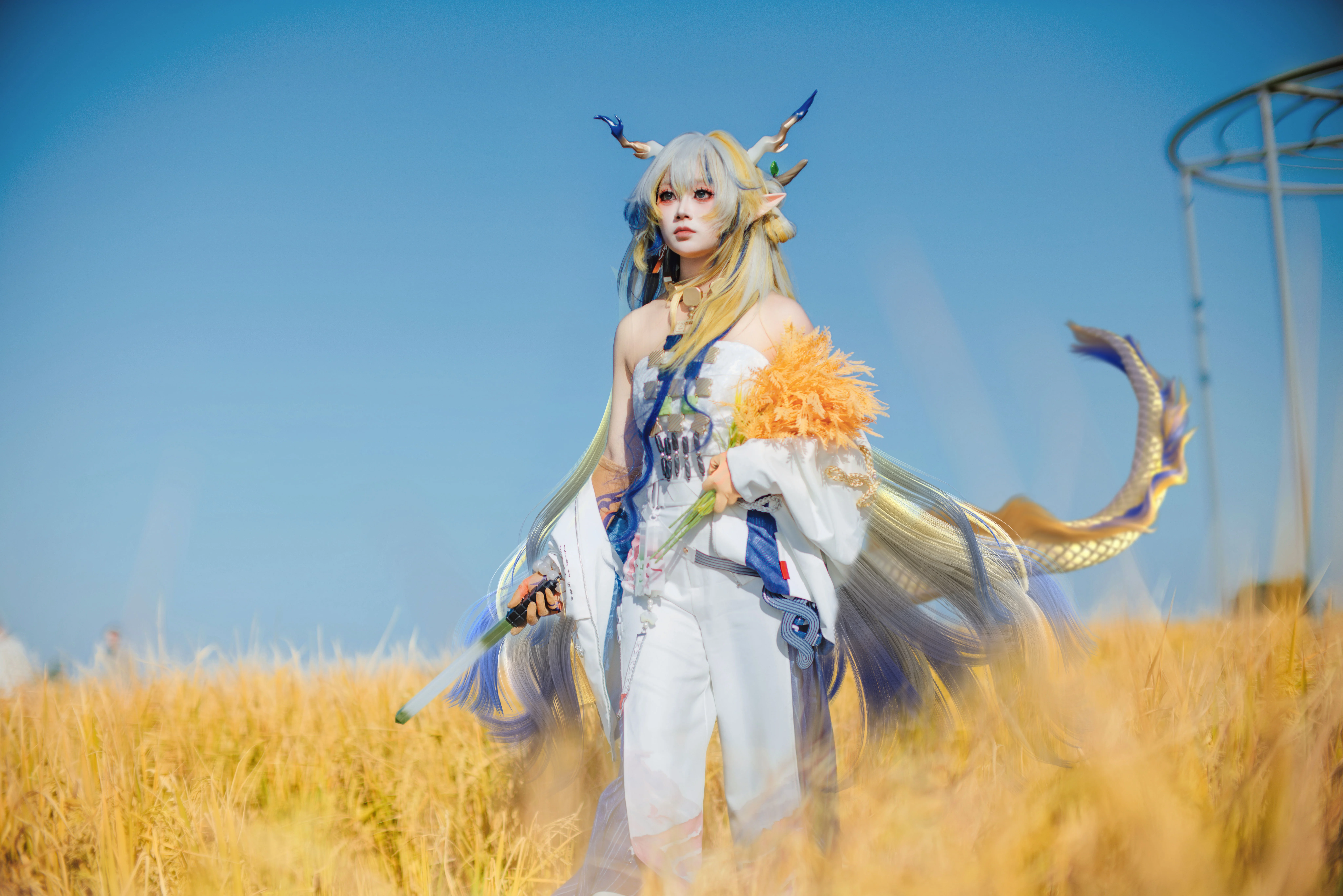 【黍cos】在明日方舟的稻田里，共鸣龙的灵气 - 第5张