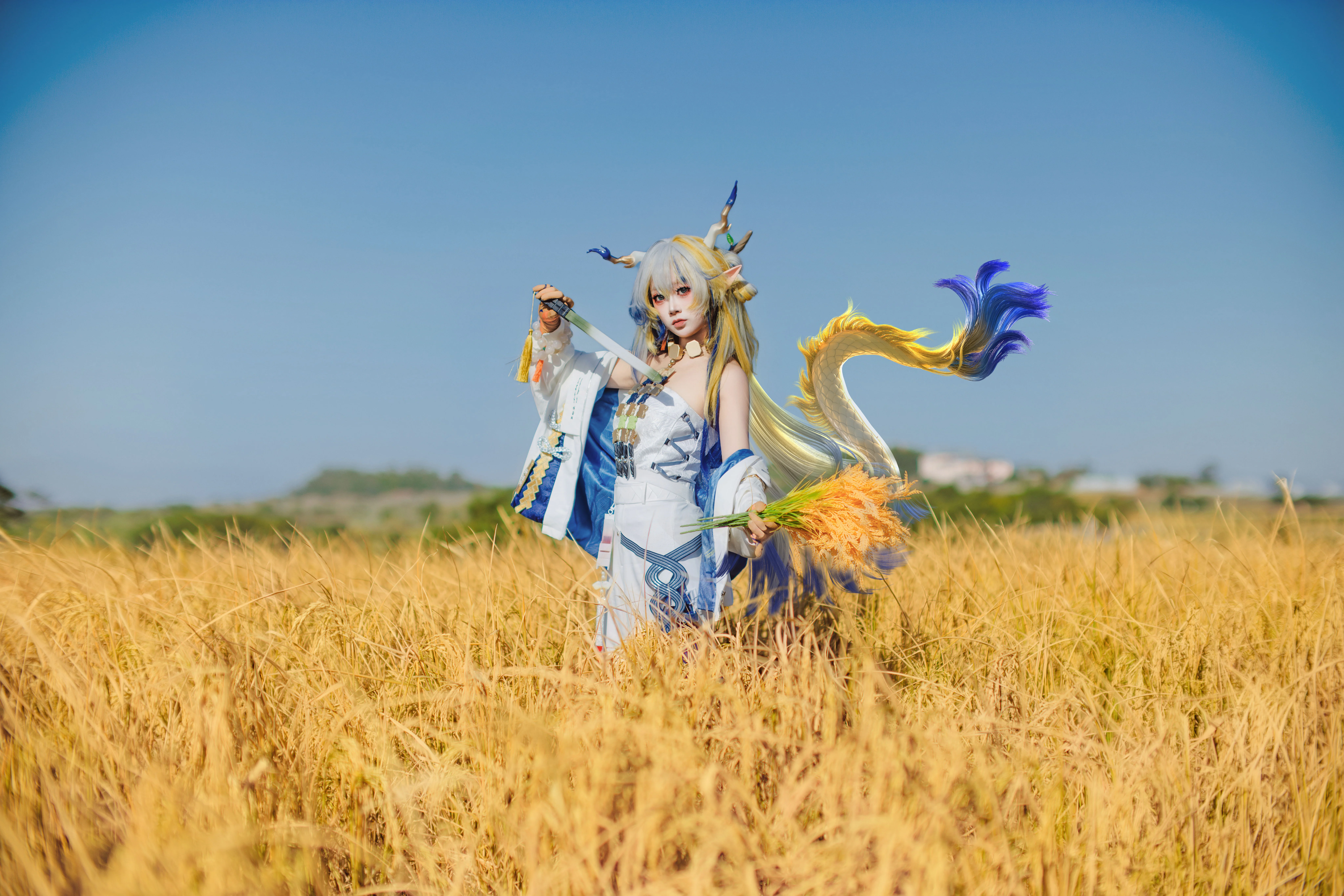 【黍cos】在明日方舟的稻田里，共鸣龙的灵气 - 第6张