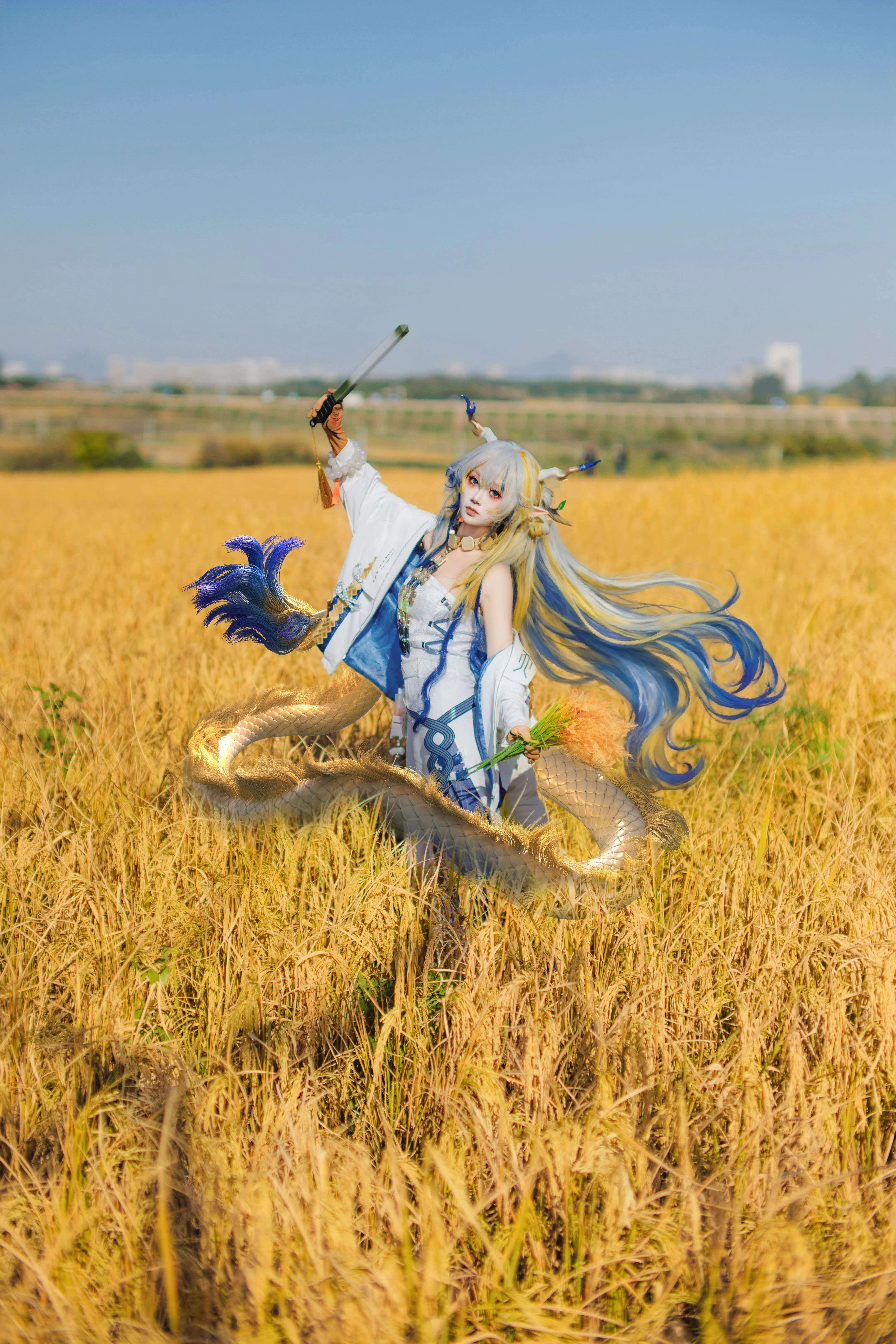 【黍cos】在明日方舟的稻田里，共鸣龙的灵气 - 第7张