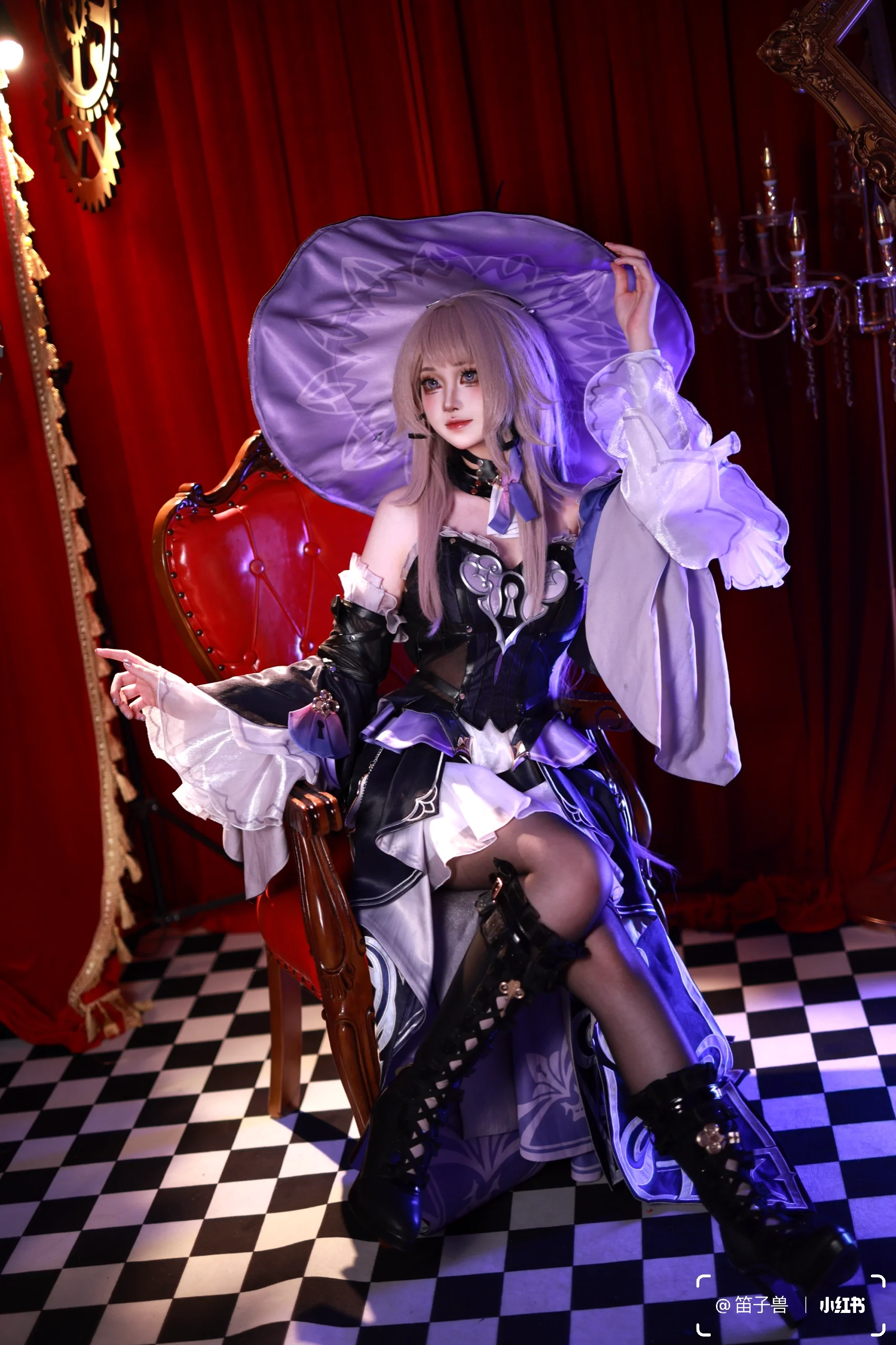 【大黑塔cos】崩坏星穹铁道里的魔女大人，今日份优雅营业 - 第 4 张