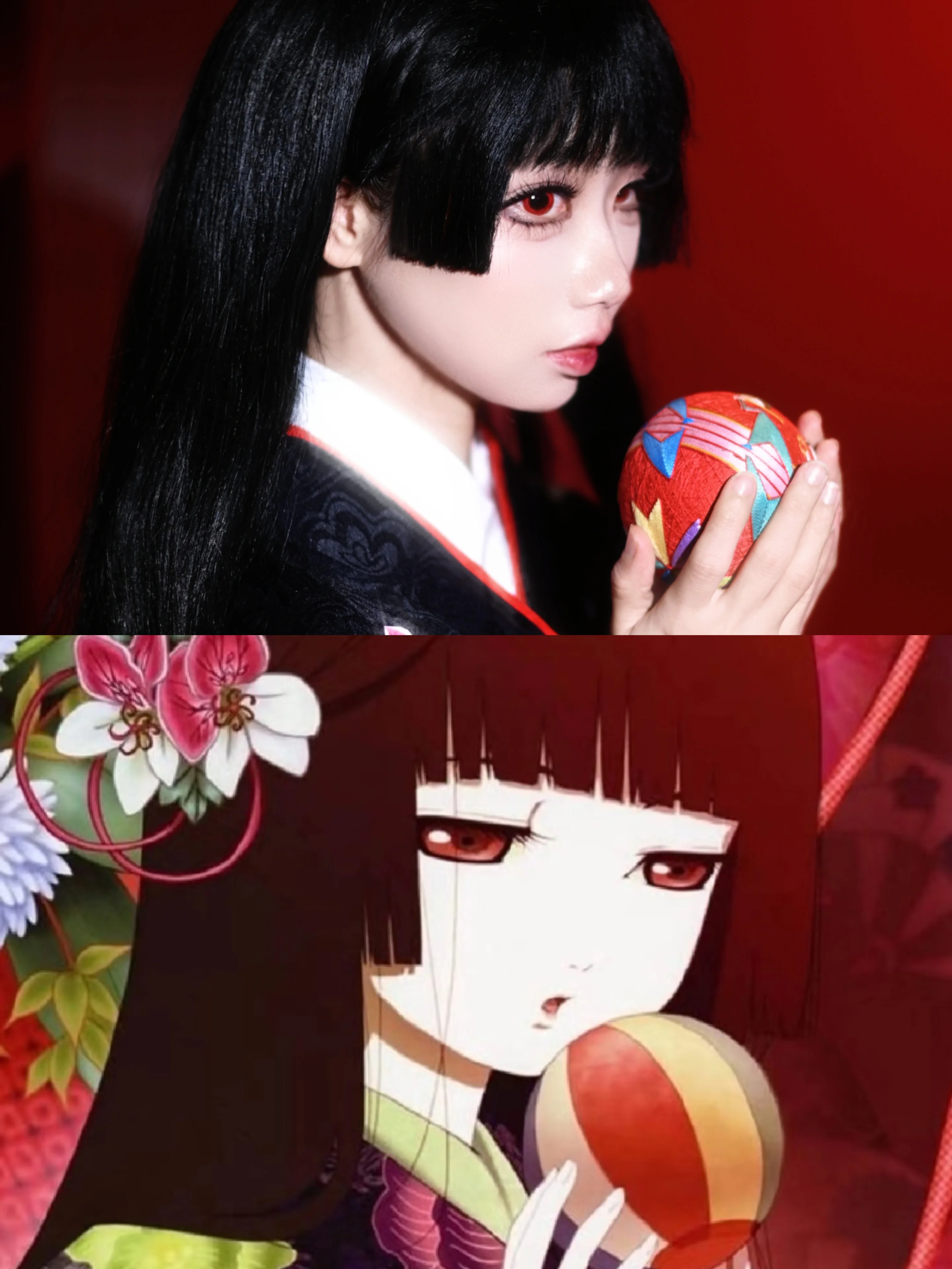 【阎魔爱cos】地狱少女的经典重现，敬畏原画的力量 - 第 4 张