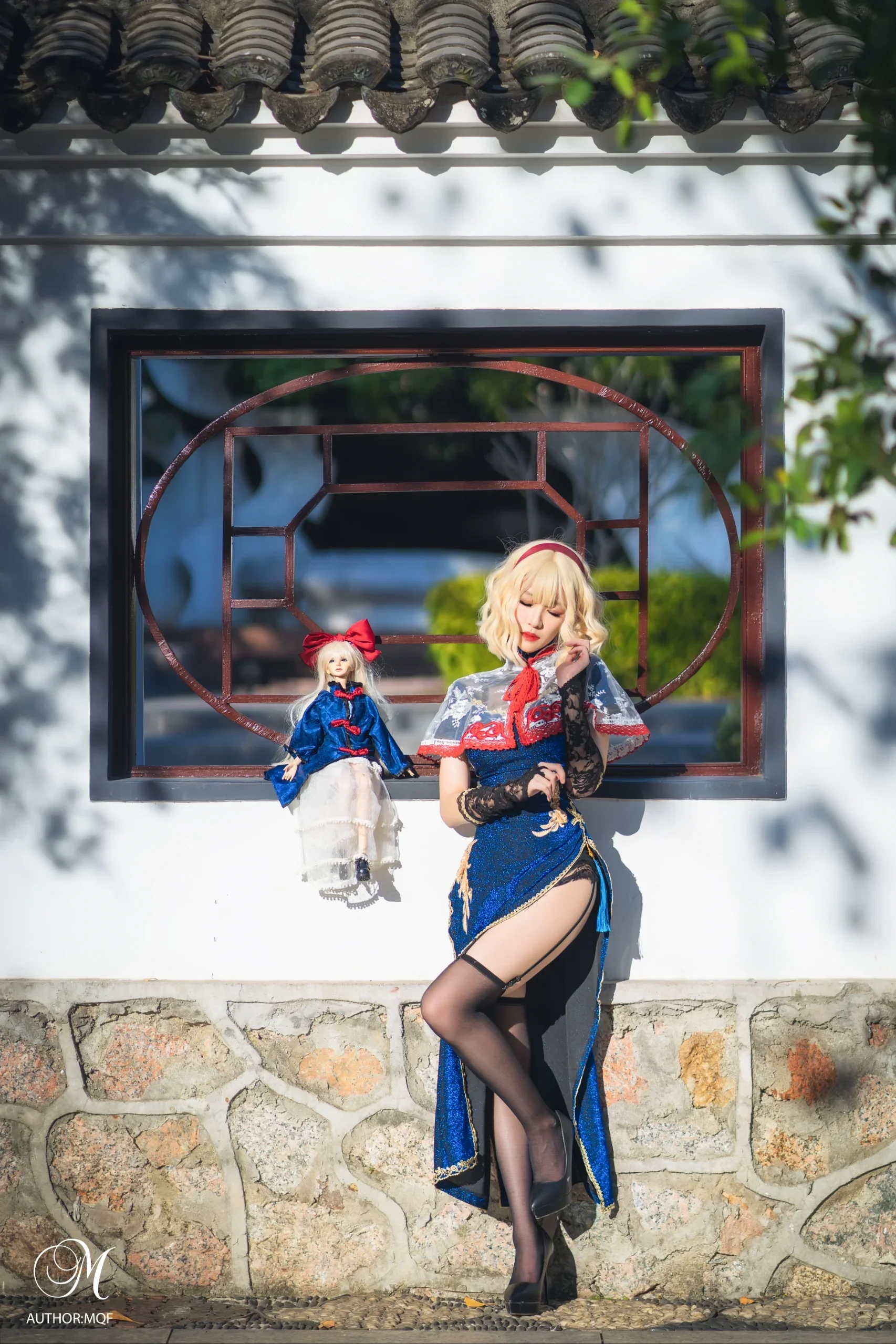 【愛麗絲cos】東方Project旗袍，中式園林裡的童話感 - 第 2 張