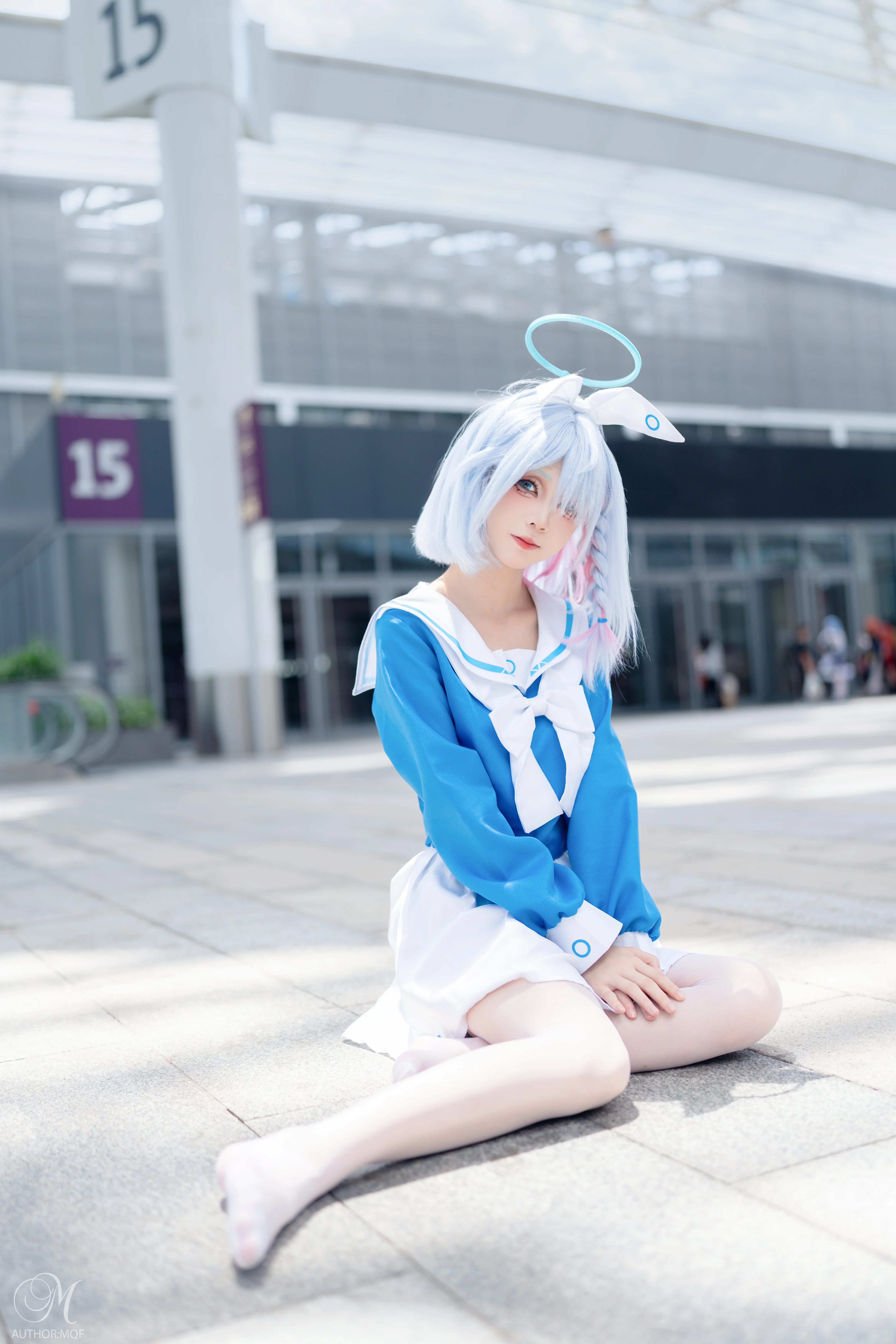 【阿羅娜cos】蔚藍檔案的藍色惡魔，這次真的不能再抽卡了 - 第 2 張