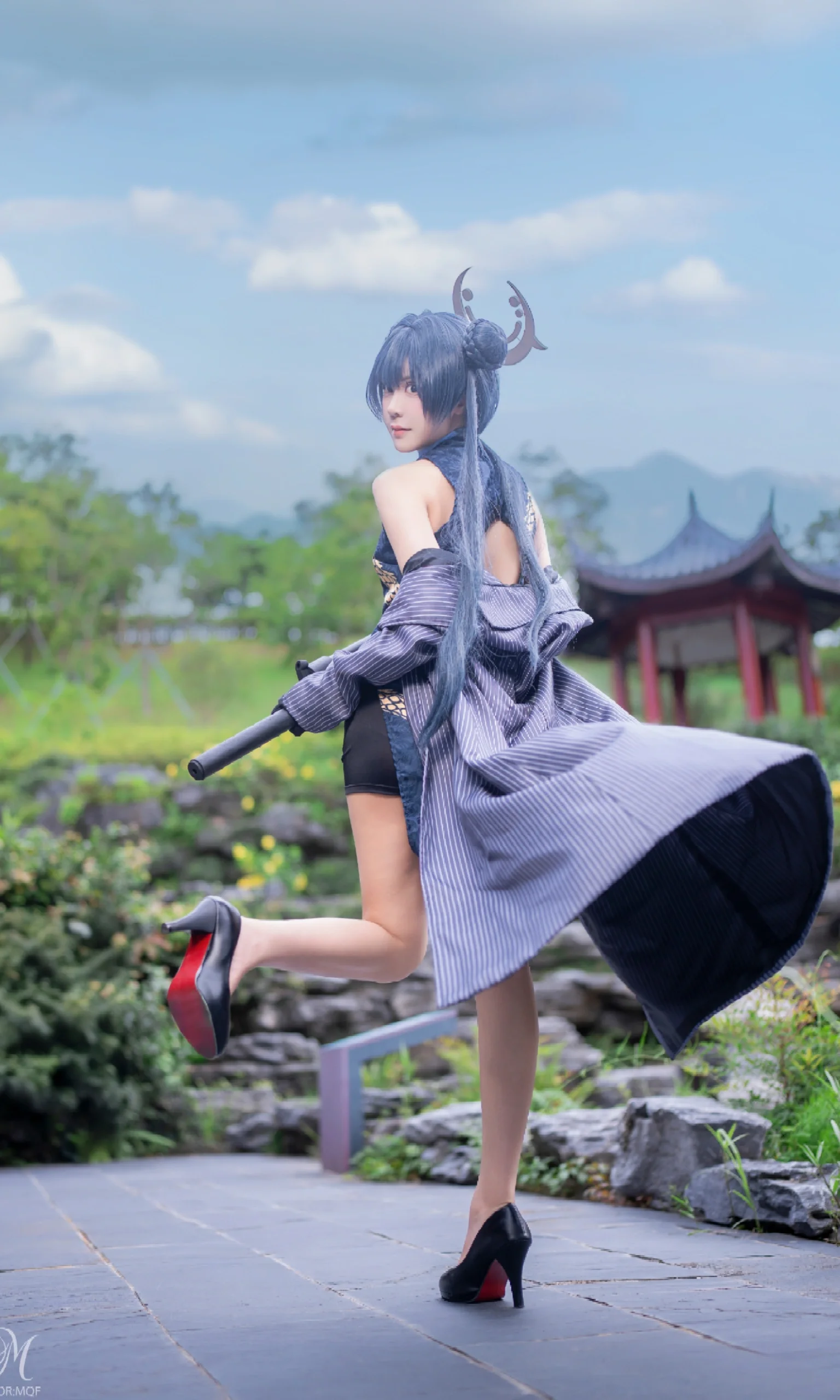 【龍華妃咲cos】碧藍檔案裡的雅緻與從容 - 第 2 張