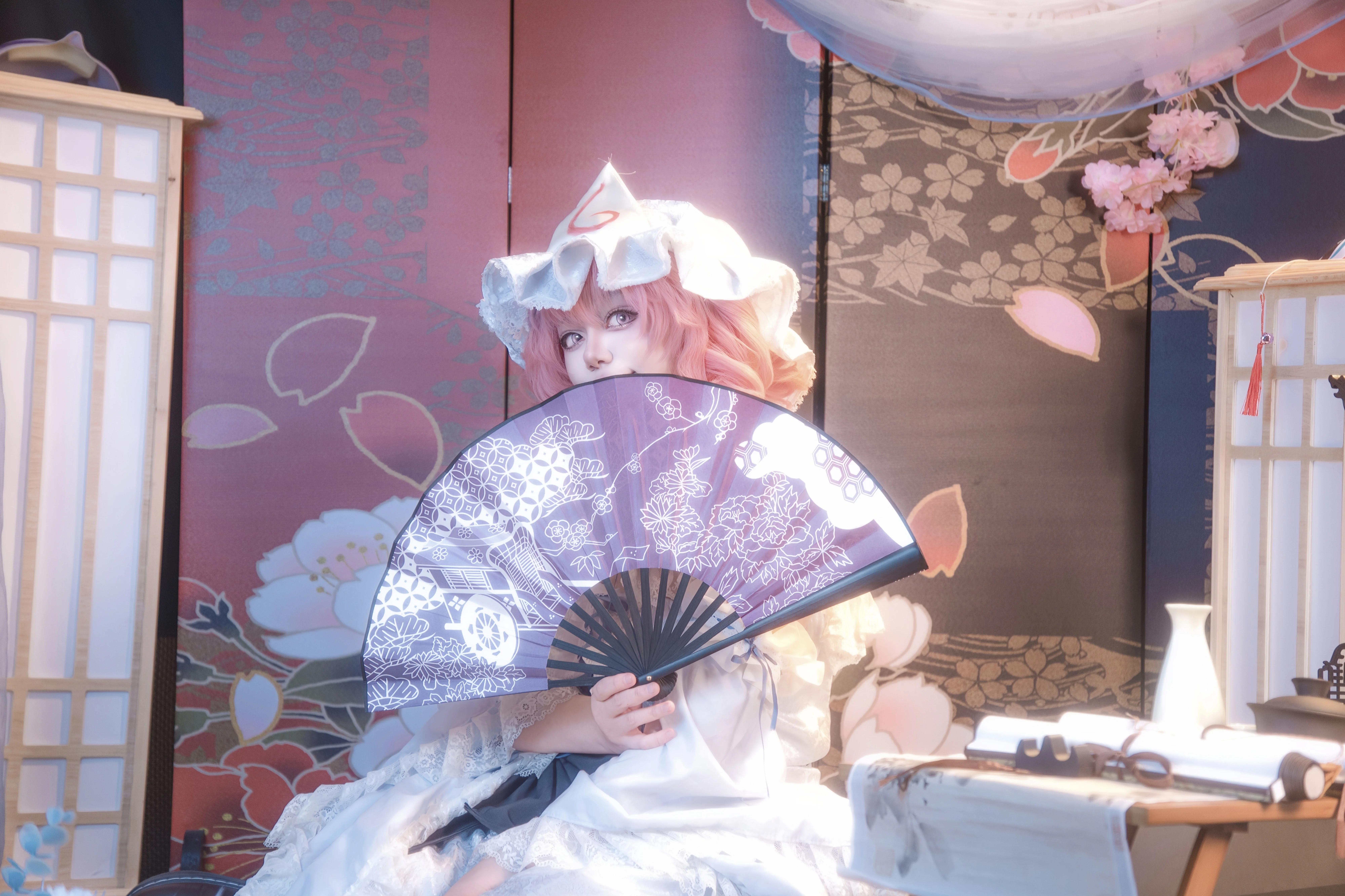【西行寺幽幽子cos】饿到先吃一串糖葫芦再说 - 第 3 张
